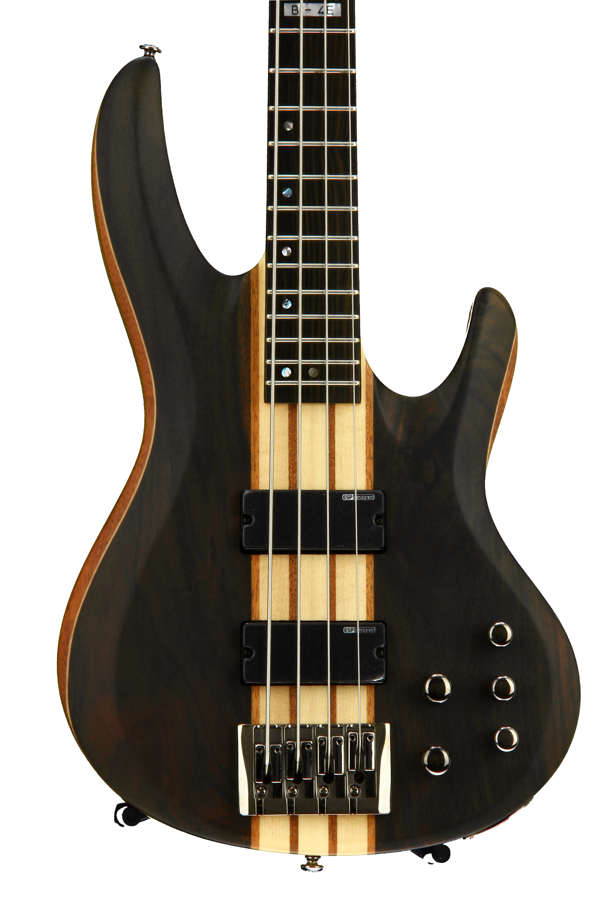 ESP LTD B-4E - Ebony Natural Satin | Sweetwater
