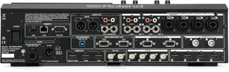 Mezclador Audio y Video HD Roland VR-50HDMK2