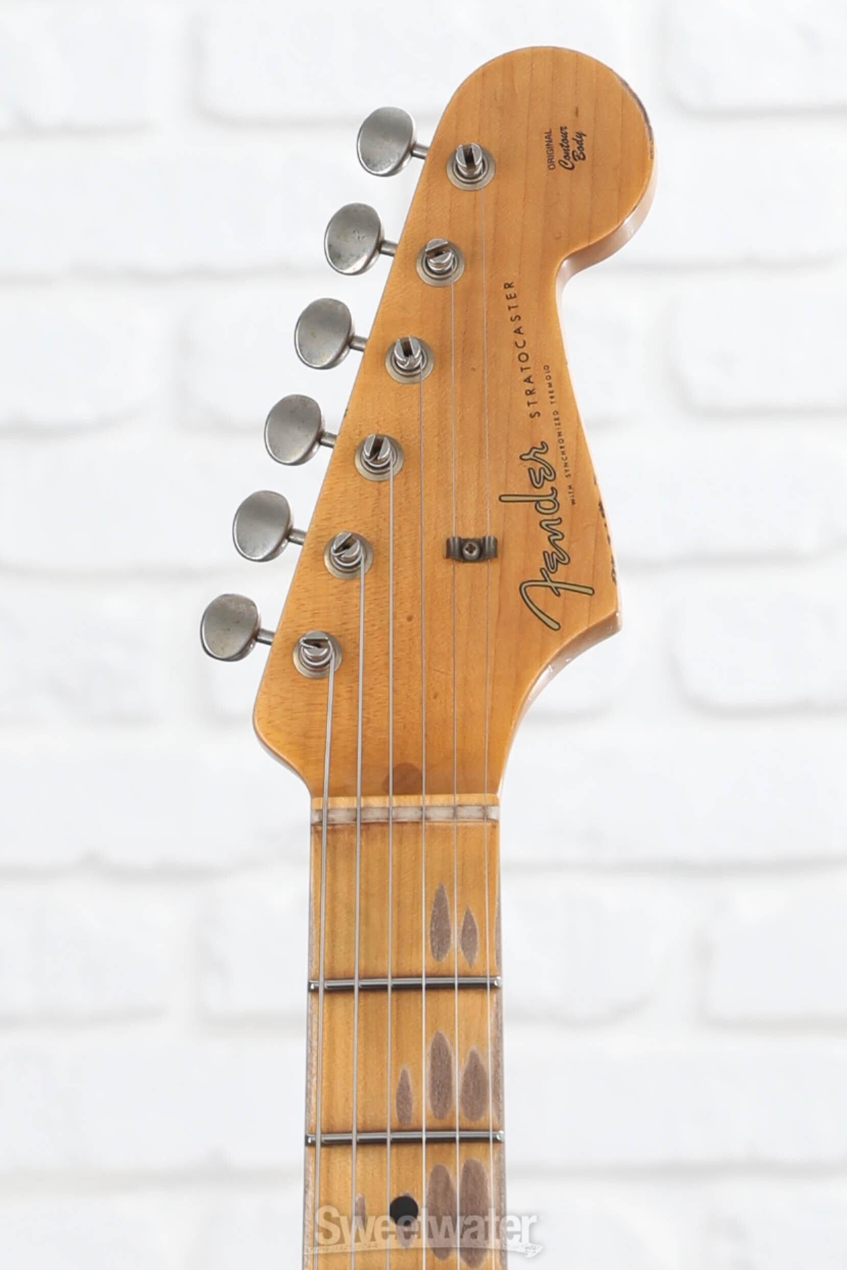 ギター CustomElectrolic Relic OliveGreen Strato Fender Custom Olive Green Stratocaster Nitro Relic 1995 | Reverb