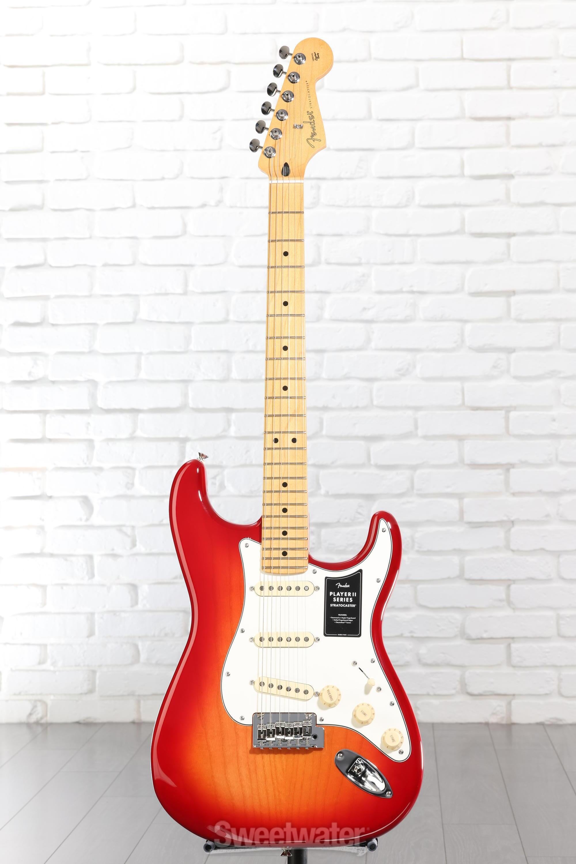 Fender Player II Stratocaster Electric Guitar - Aged Cherry Burst