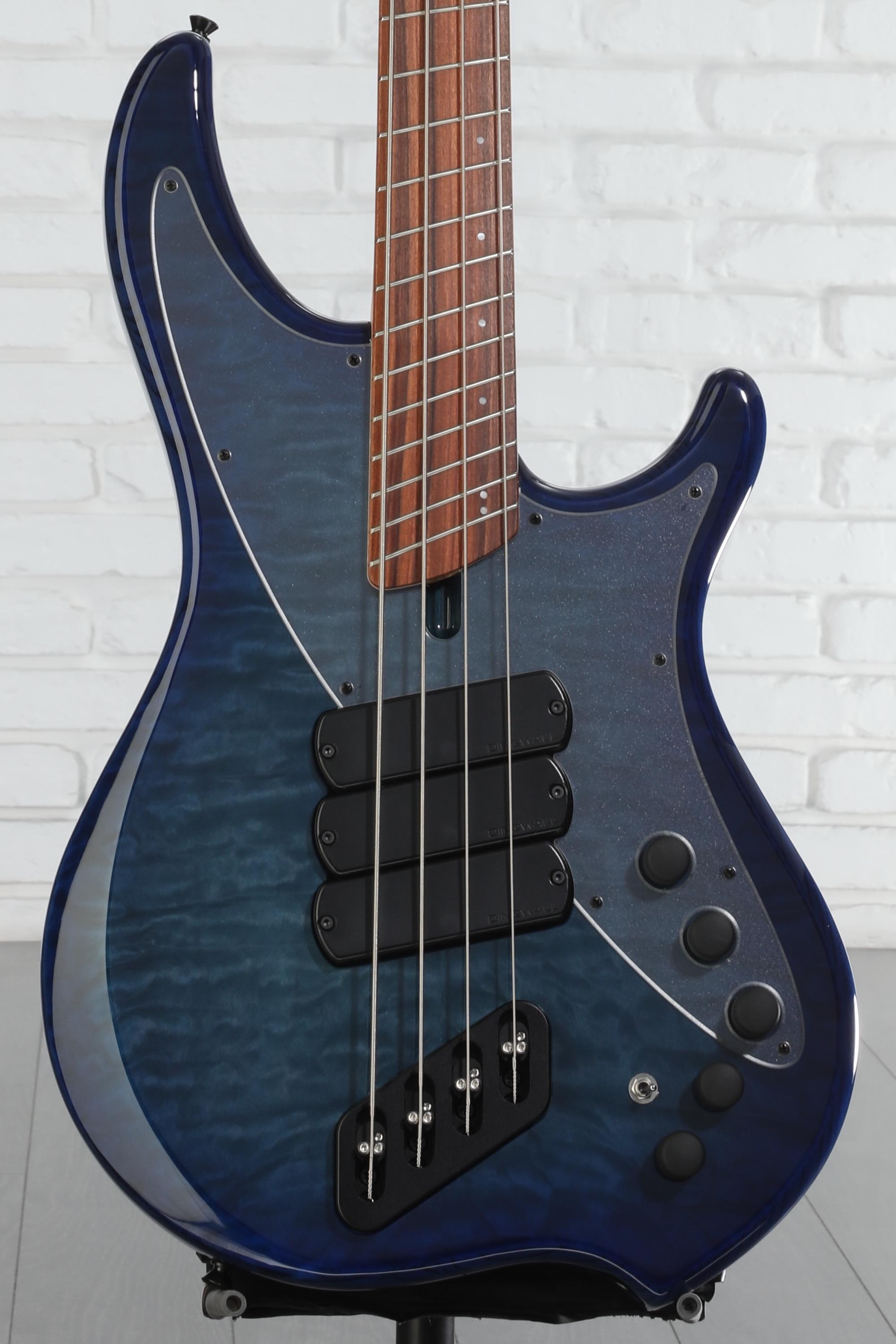 Dingwall Guitars Combustion Nashville Edition Electric Bass Guitar - Indigoburst
