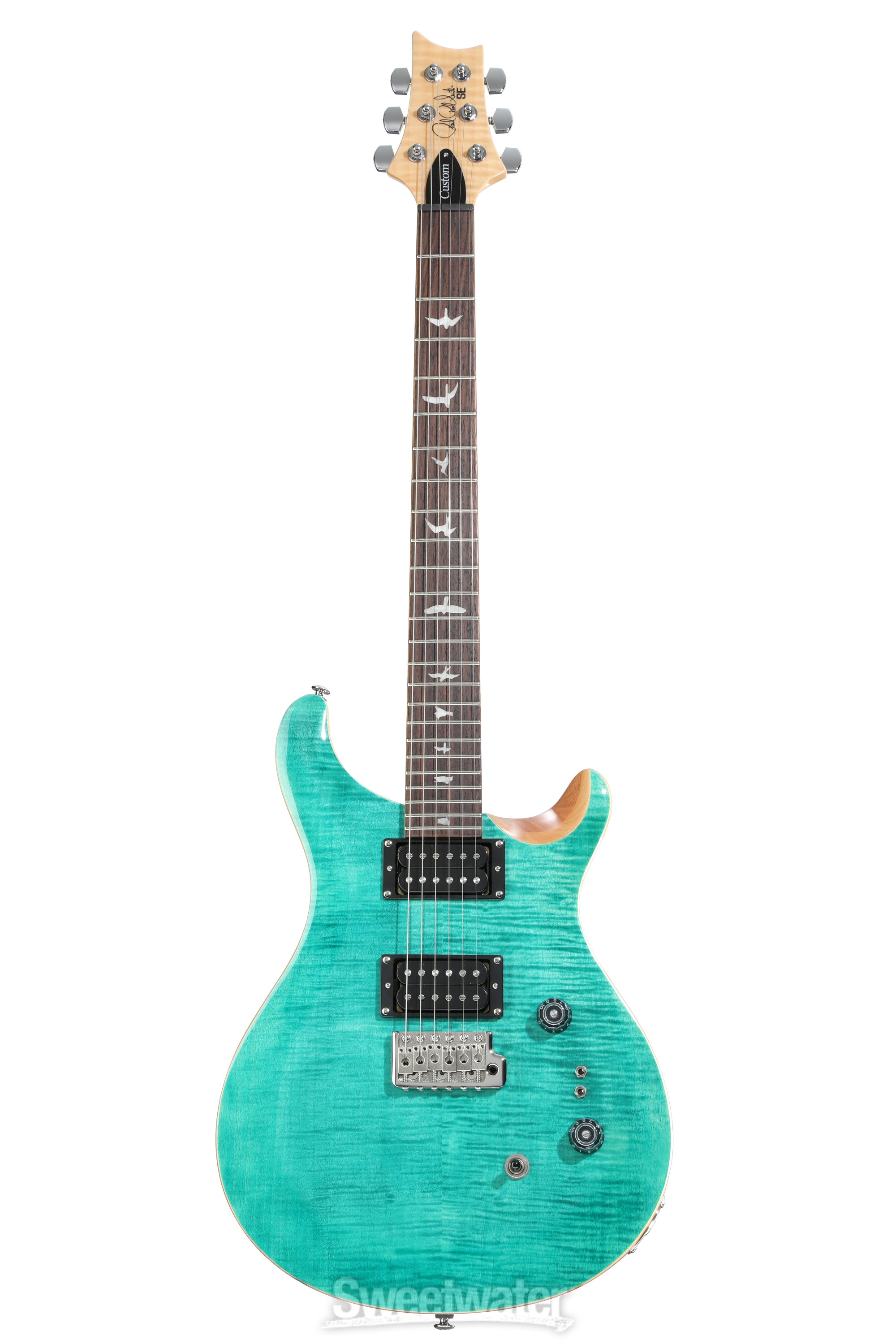PRS SE Custom 24-08 Electric Guitar - Turquoise | Sweetwater