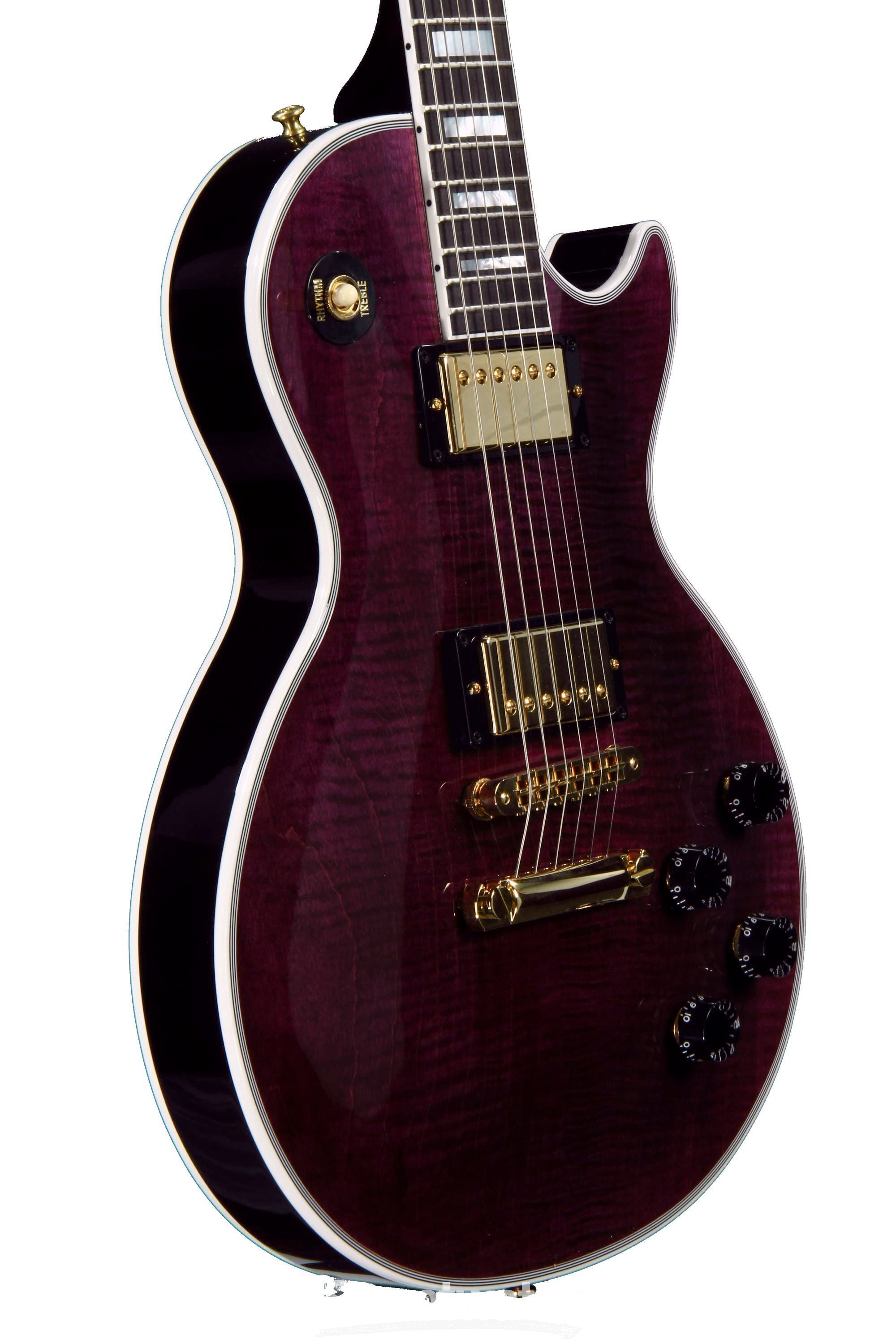レスポールスタイル オリジナル エレキギター パープル Gibson Epiphone Les Paul Classic Worn -Purple- パープル