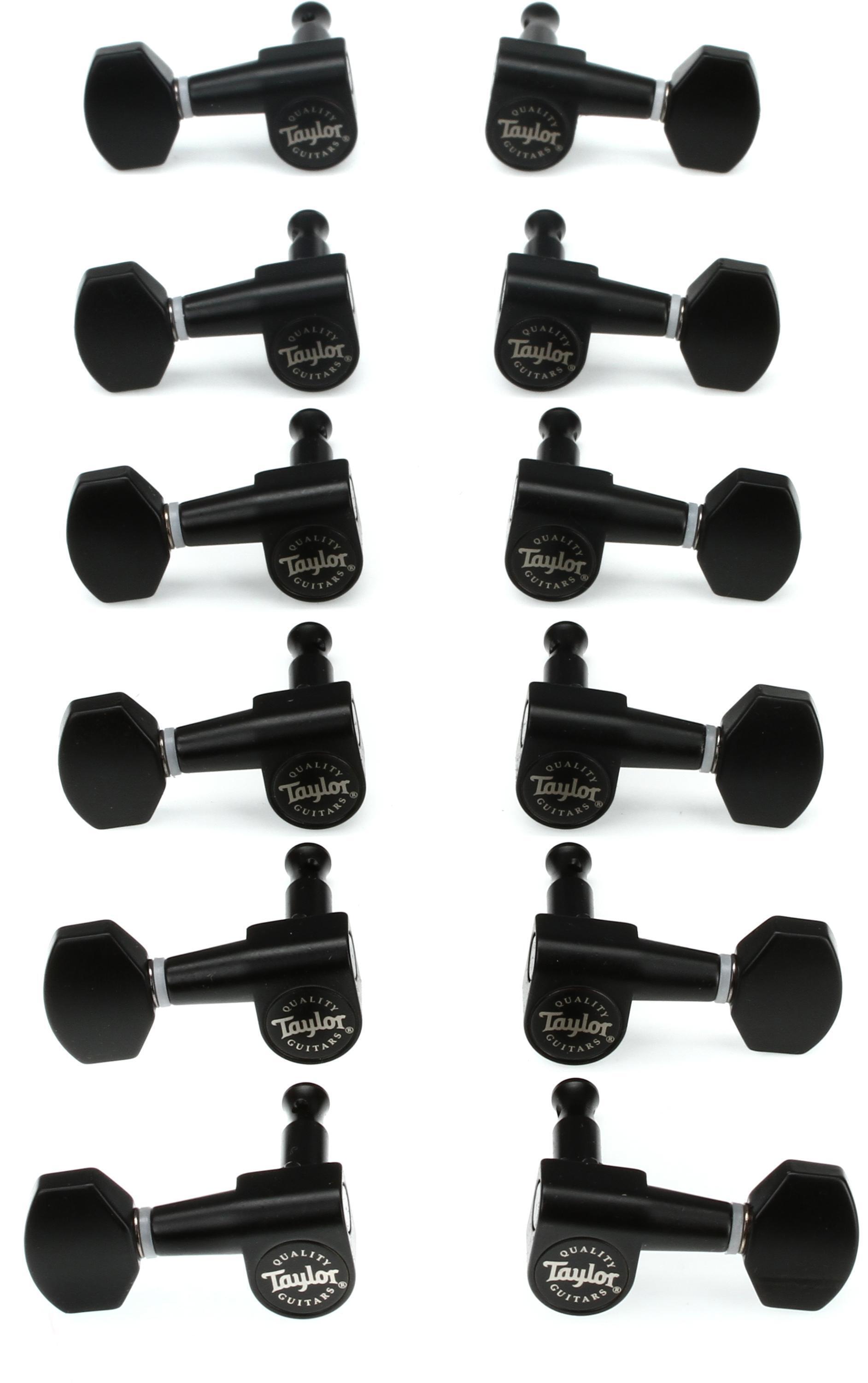 Photo of Taylor 12-string Guitar Tuners 1:18 Ratio - Satin Black