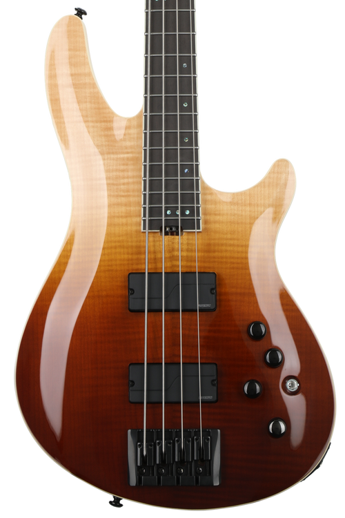 Schecter SLS Elite-4 Bass Guitar - Antique Fade Burst