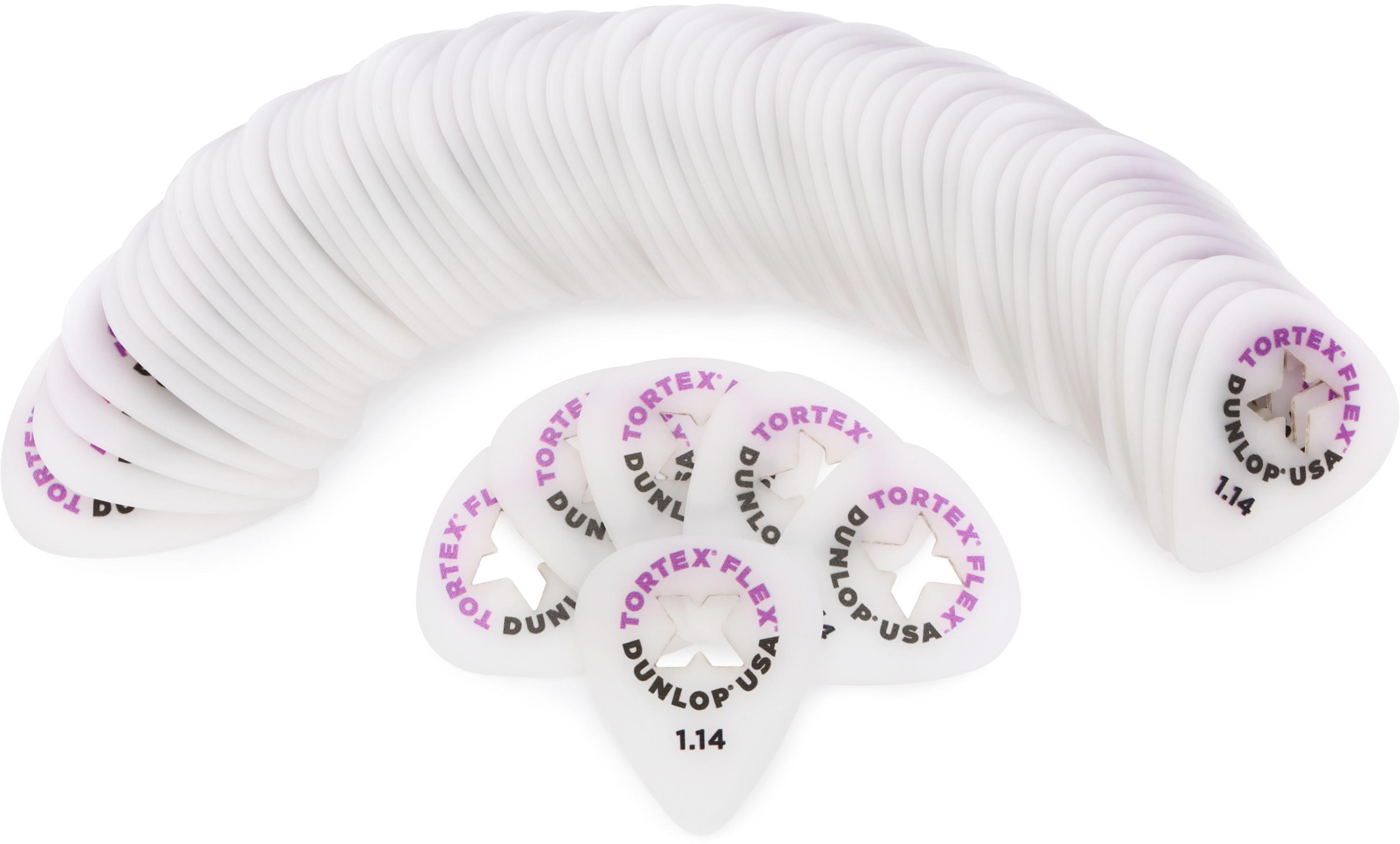 Photo of Dunlop Tortex Flex X Guitar Picks - 1.14mm, 72-pack