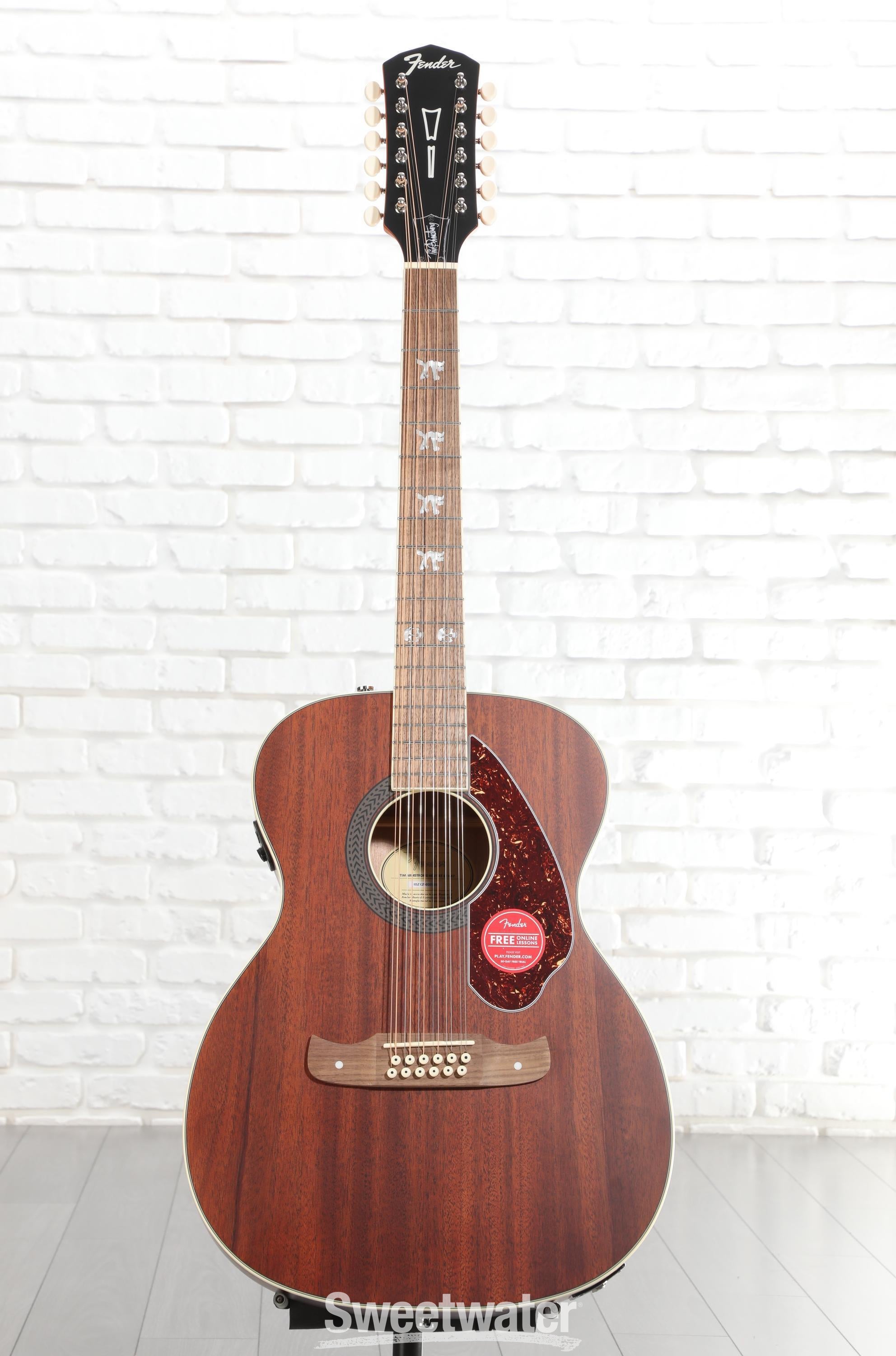 Fender Tim Armstrong Hellcat, 12-string Acoustic-Electric Guitar