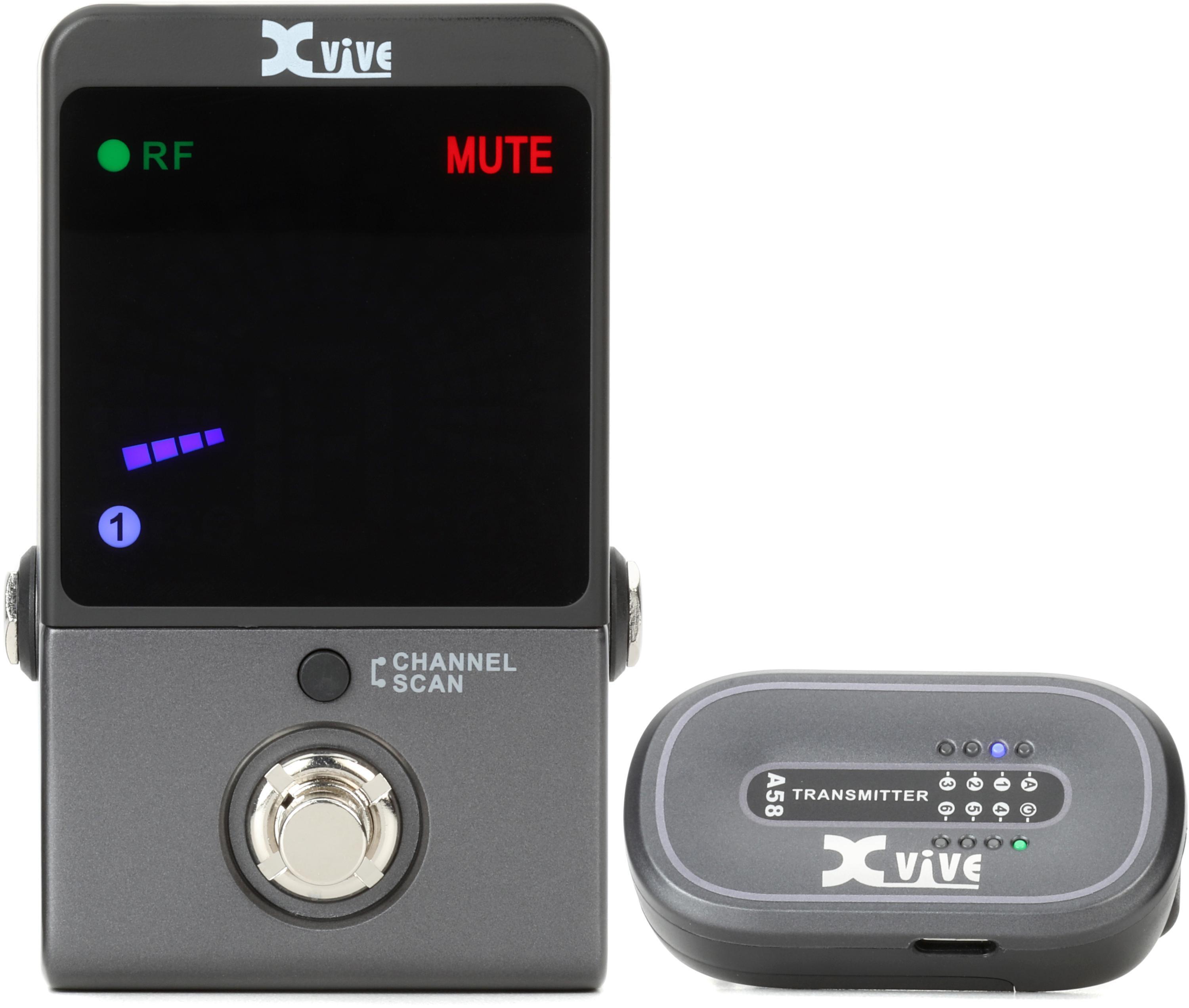 Xvive P58 5.8GHz Wireless Guitar Pedal System | Sweetwater
