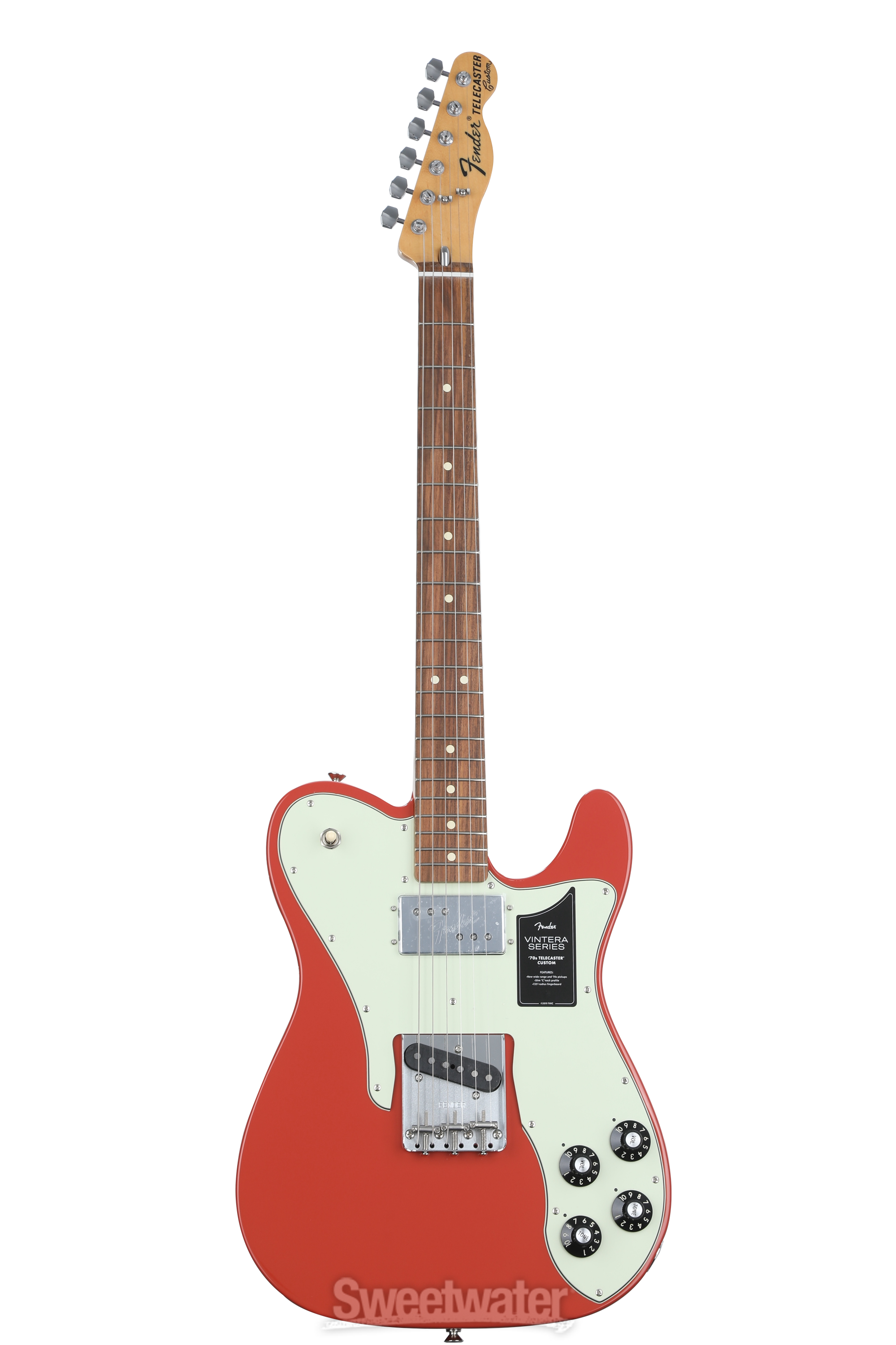 Fender Vintera '70s Telecaster Custom - Fiesta Red with Pau