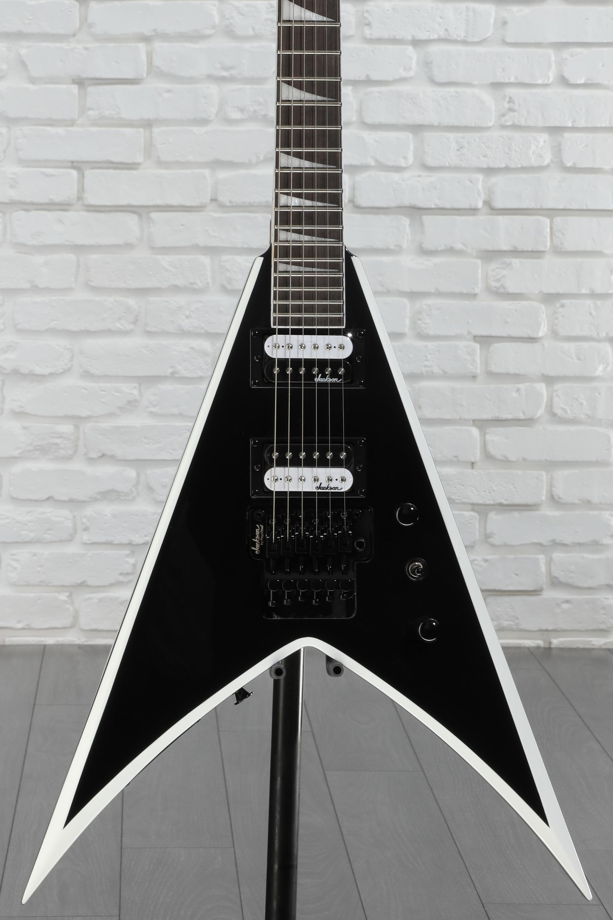 Jackson JS Series King V JS32 - Black with White Bevels