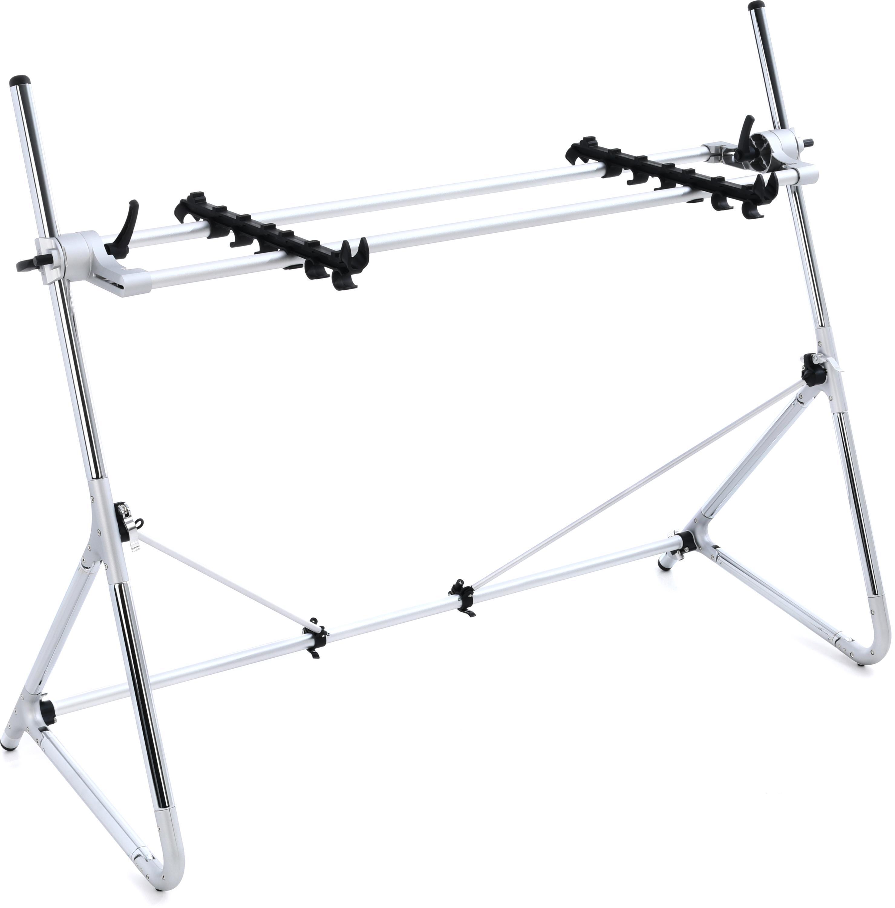 Sequenz Standard-M-SV Medium Keyboard Stand - Silver