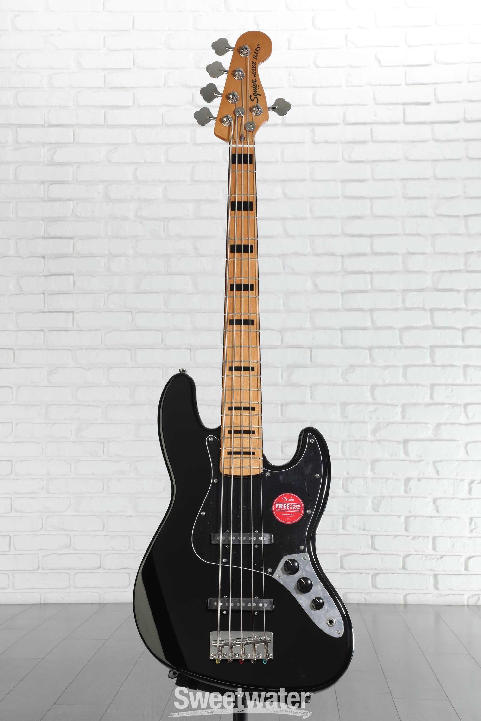 Squier 5弦 JazzBass Amazon.com: Squier Classic Vibe 70s 5-String Jazz Bass, Natural