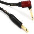 Photo of Pro Co EVLGCSLN-10 Evolution Silent Straight to Right Angle Instrument Cable - 10 foot