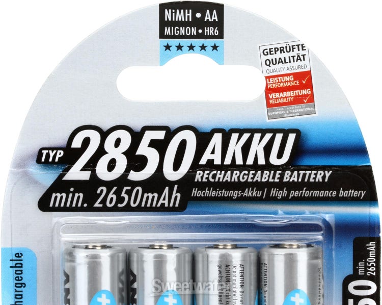 Philips Batterie Accu Rechargeable AA 4 Pièce/s