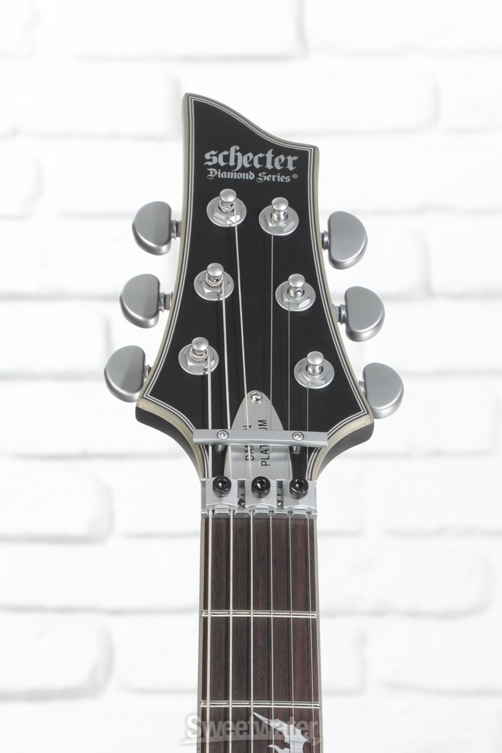 Schecter Damien Platinum 6 FR-S Electric Guitar - Satin Black