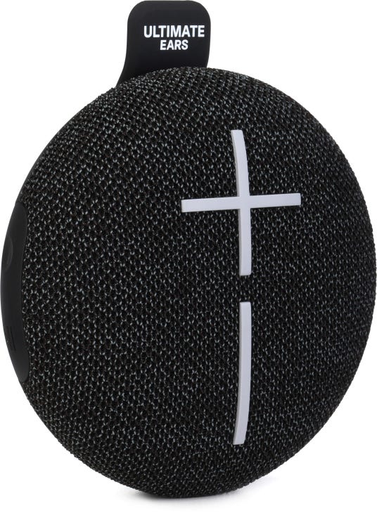 Ultimate Ears MiniRoll Compact Bluetooth Speaker - Gentle Black