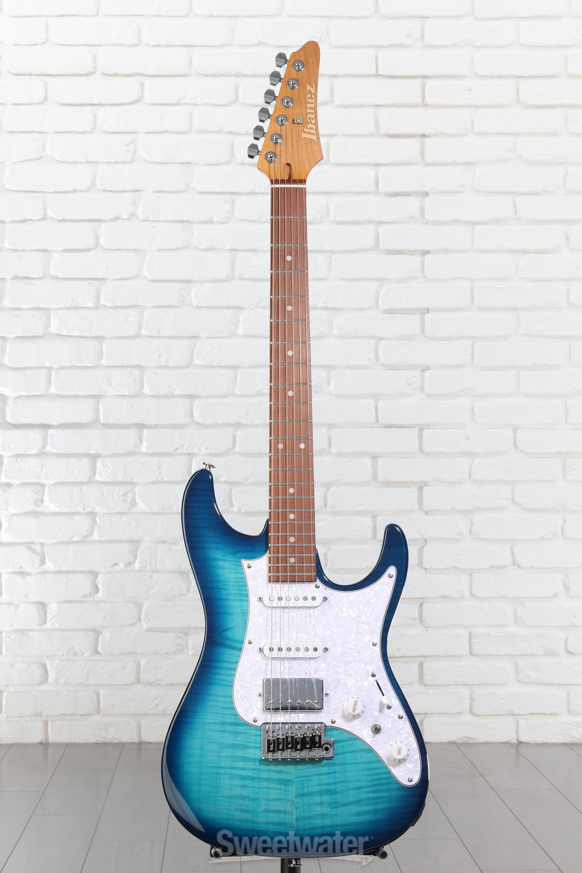 Ibanez Standard AZ22S1F Electric Guitar - Transparent Turquoise