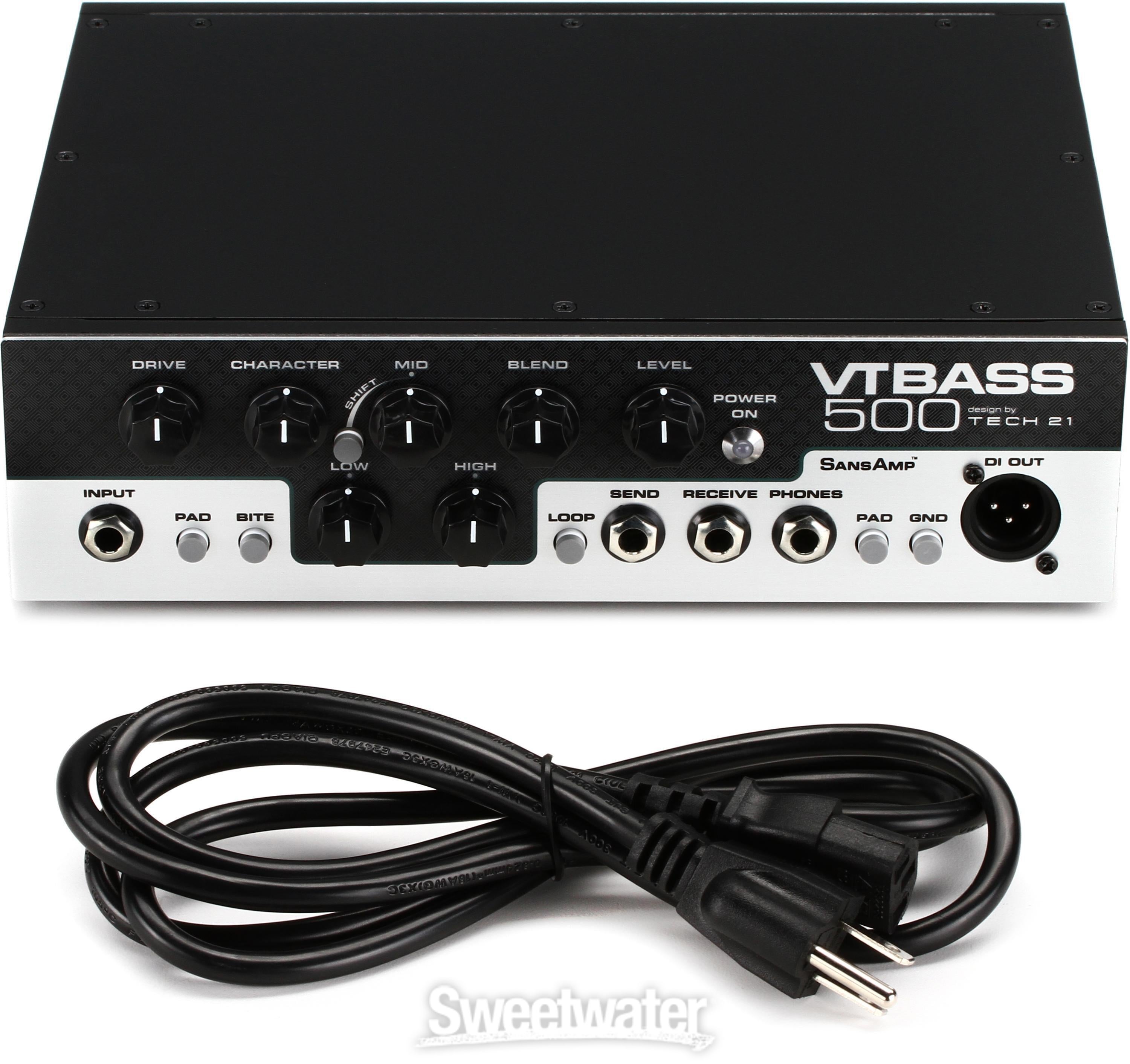 Tech 21 VT Bass 500 - 500-watt Character Series Lightweight Bass Head