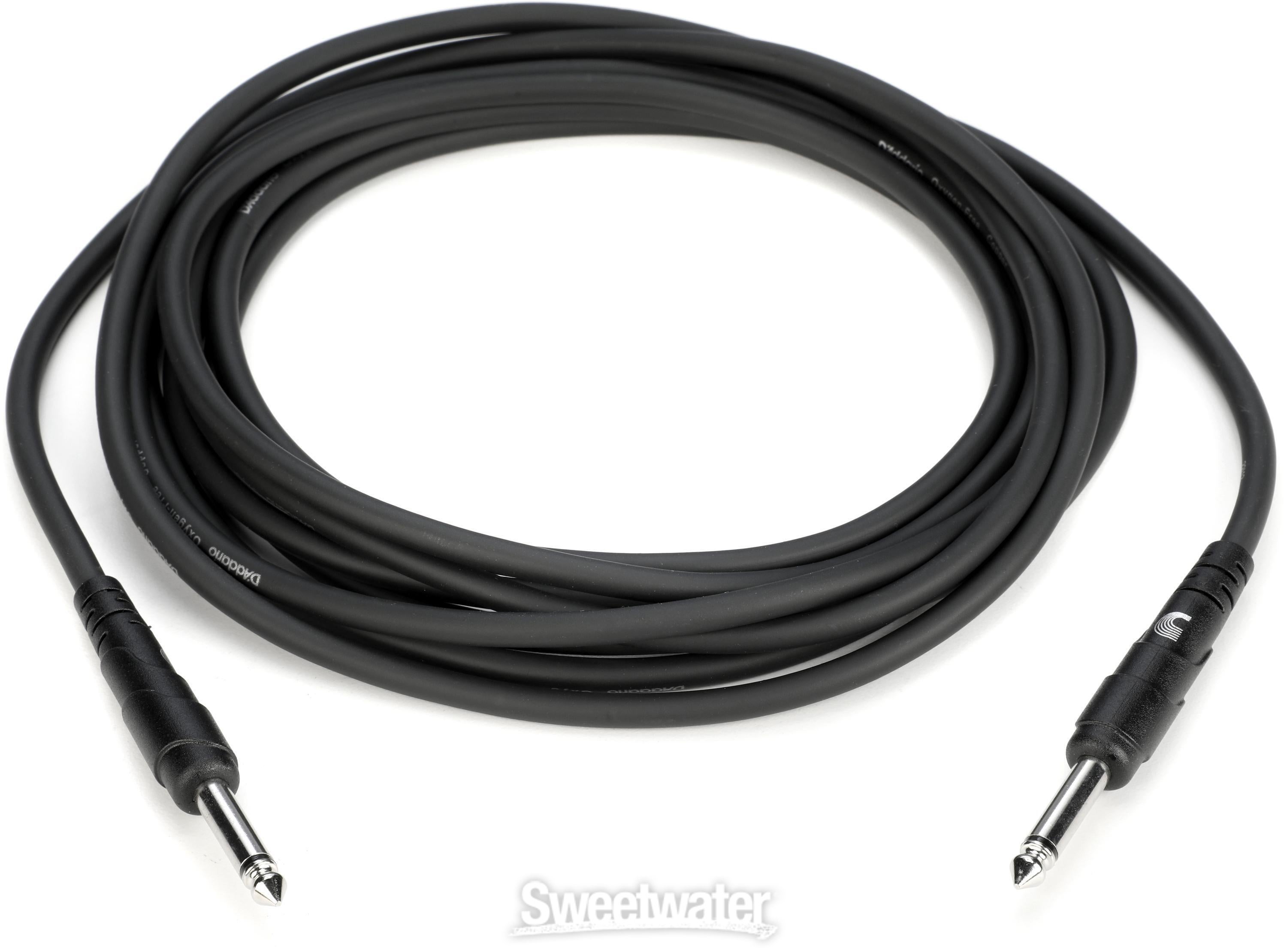 D'Addario Classic Series Instrument Cable - 15 feet | Sweetwater