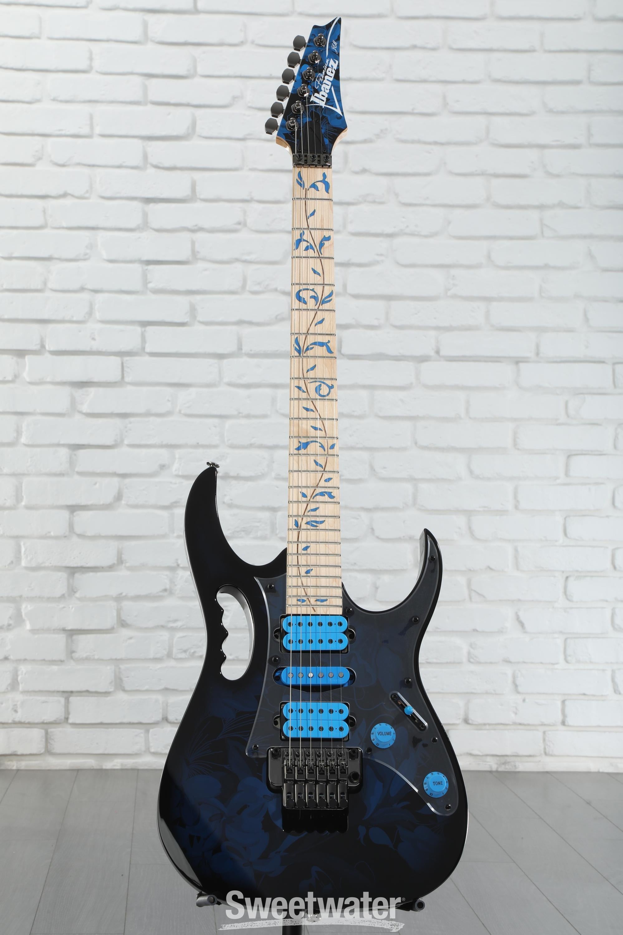 Ibanez Steve Vai Signature JEM77 - Blue Floral Pattern