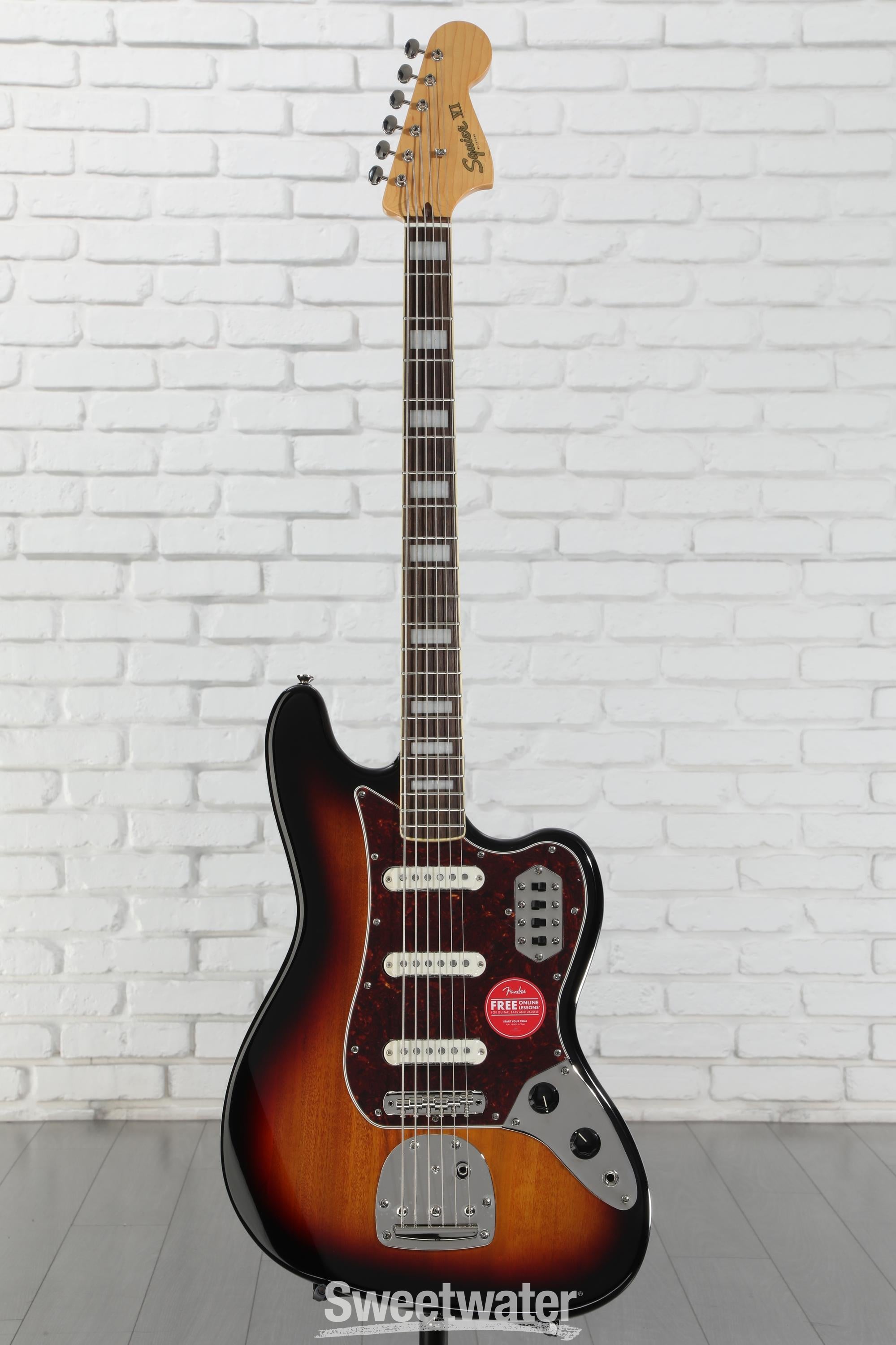 ギター Squier by Fender Classic Vibe Bass Vi Squier Classic Vibe Bass VI Antigua – Chicago Music Exchange