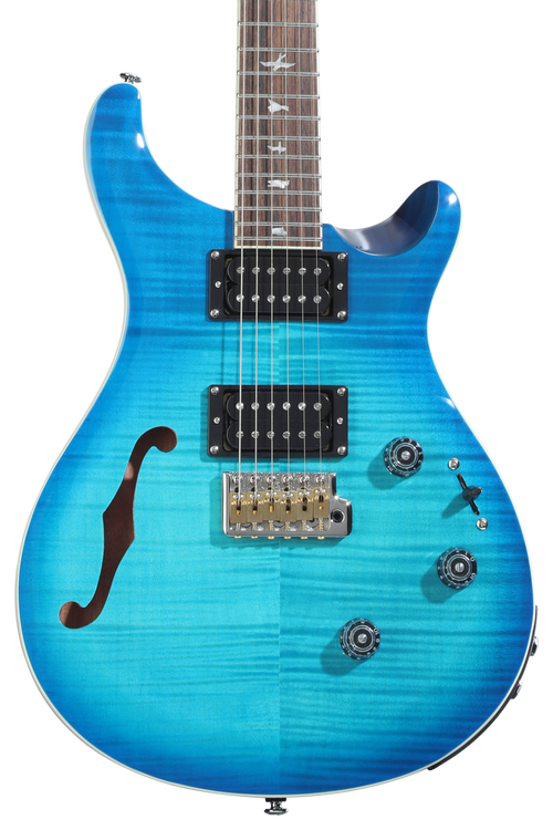 PRS SE Custom 24 Semi-Hollow Piezo Electric Guitar - Lake