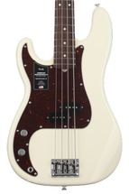 Product Image - This Item - Fender American Professional II Precision Bass Left-handed - Olympic White with Rosewood Fingerboard