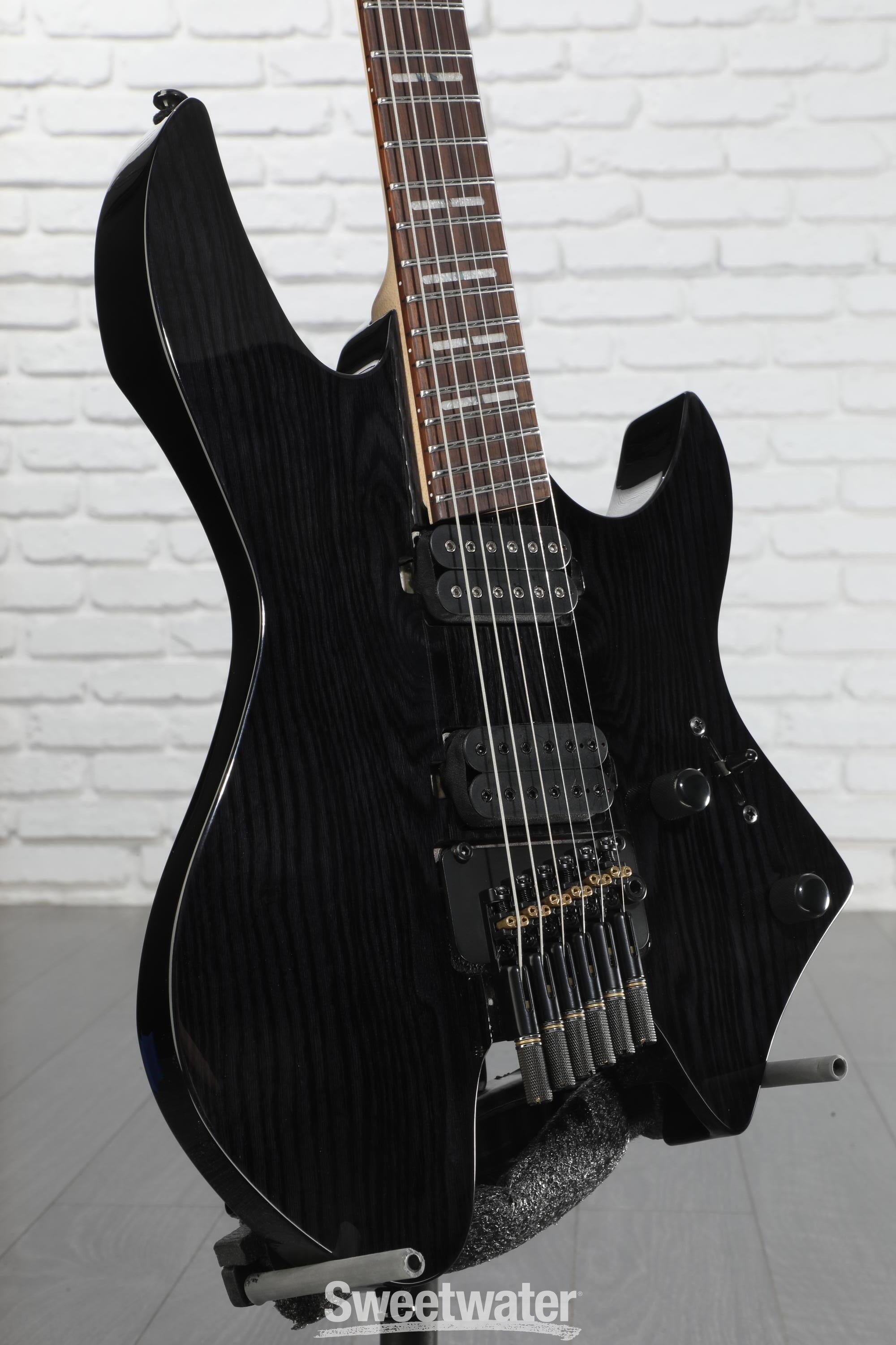 ◆6st Headless Guitar See Thru Black Sire Larry Carlton X6 Headless Electric Guitar - Transparent Black