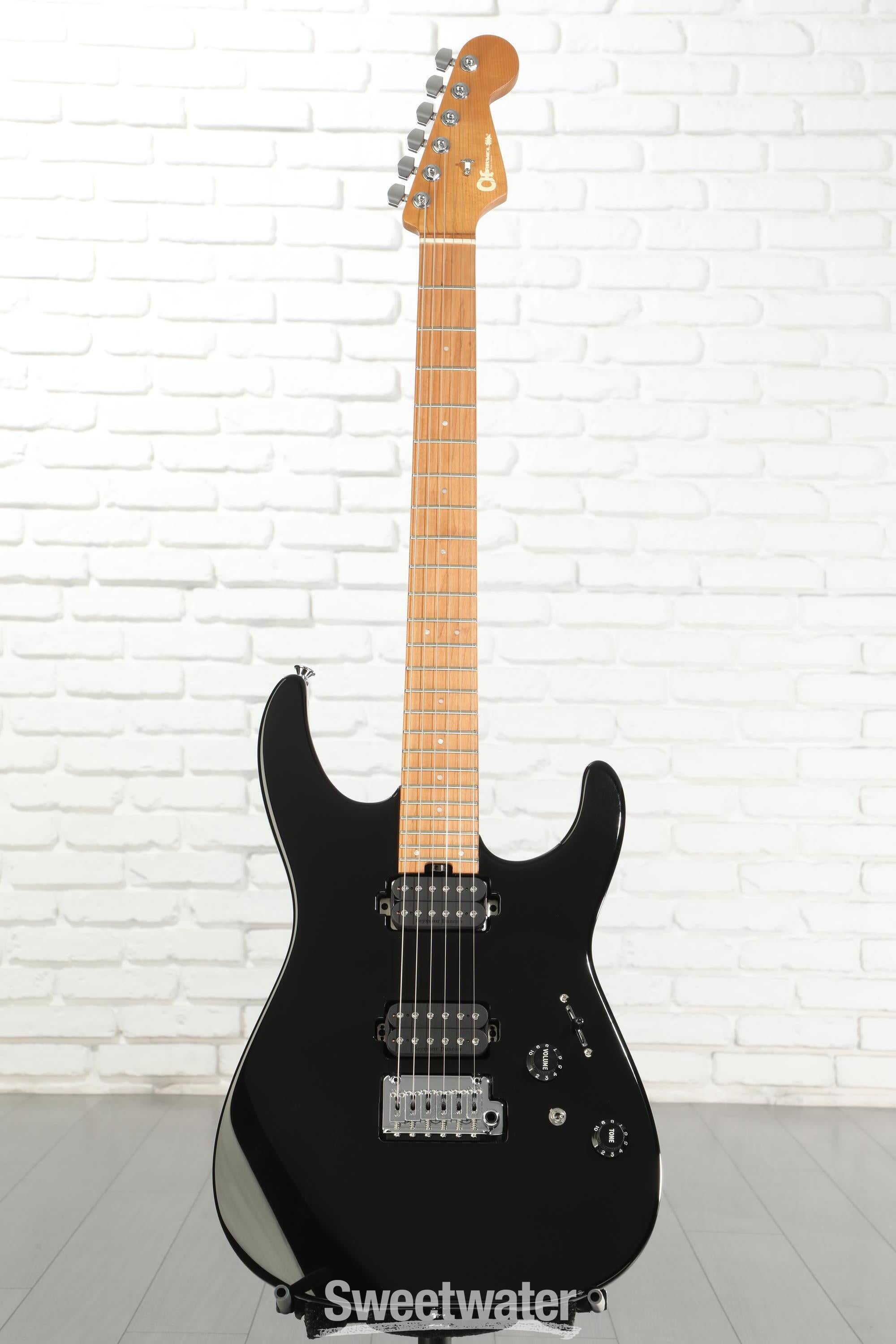 Charvel Pro-Mod DK24 HH 2PT Electric Guitar - Gloss Black | Sweetwater