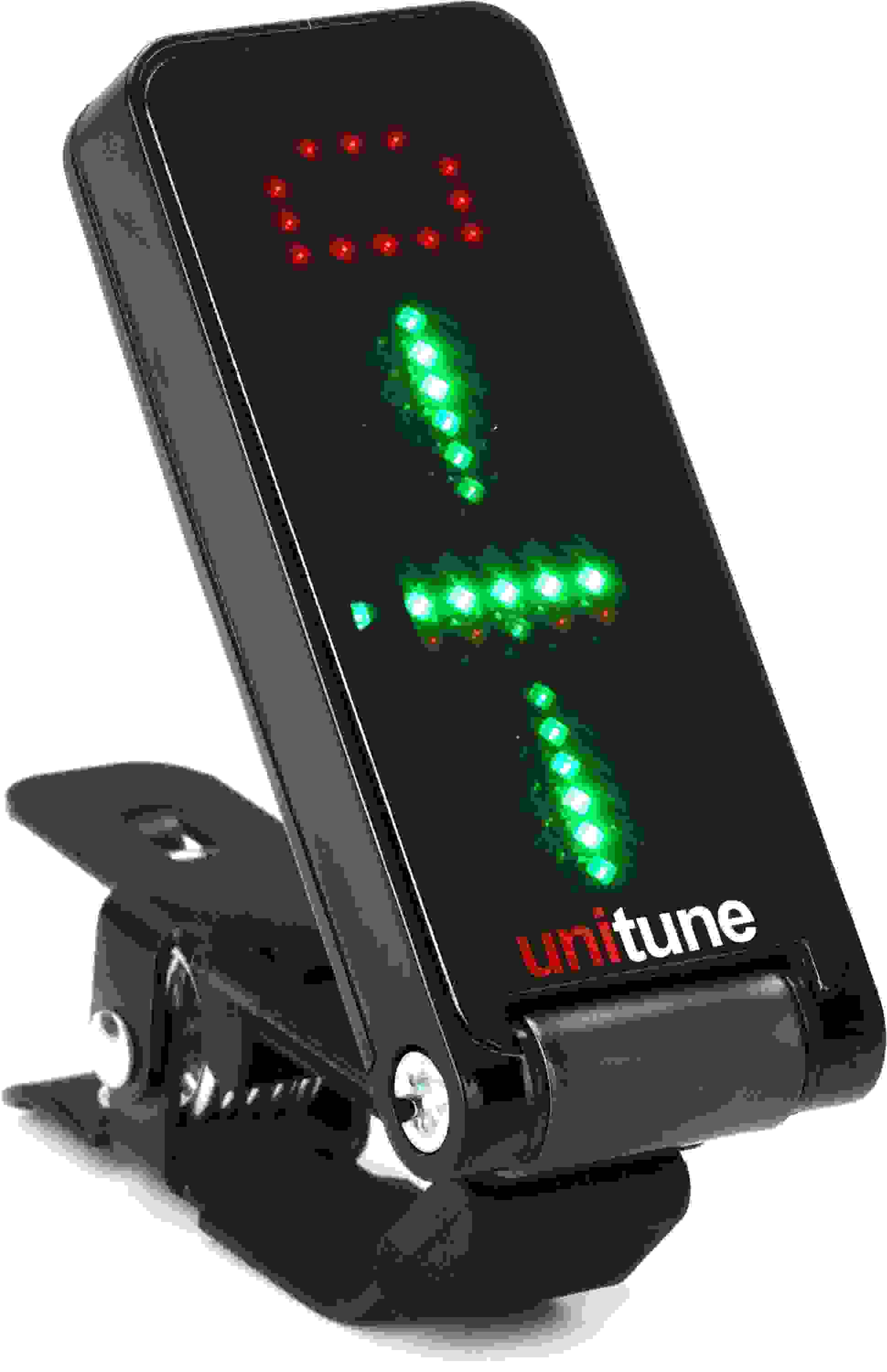 TC Electronic UniTune Clip Clipon Chromatic Tuner Noir Sweetwater