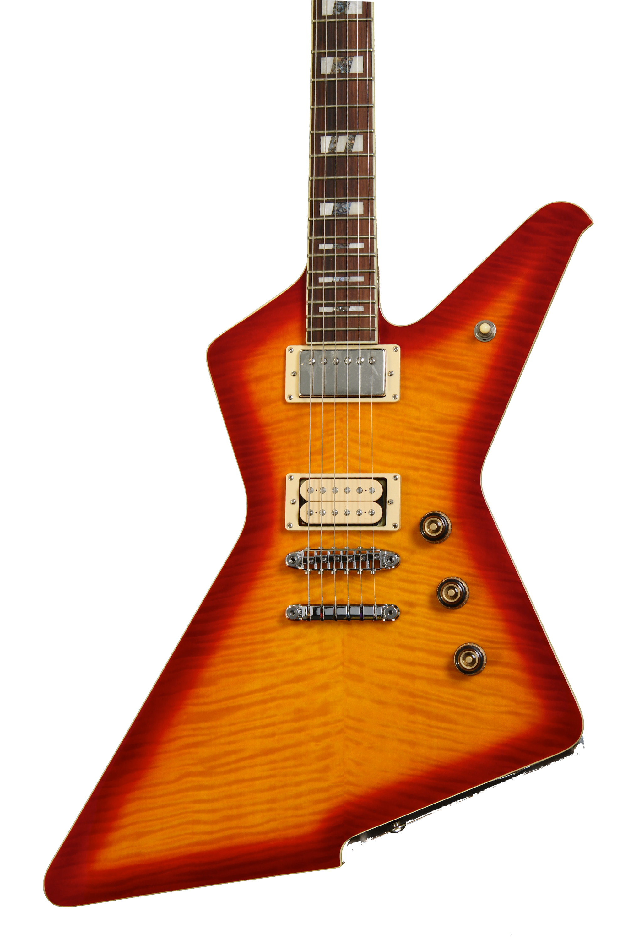 Ibanez Destroyer DT520FM - Cherry Red Sunburst | Sweetwater Ibanez Destroyer DT520FM - Cherry Red Sunburst | Sweetwater