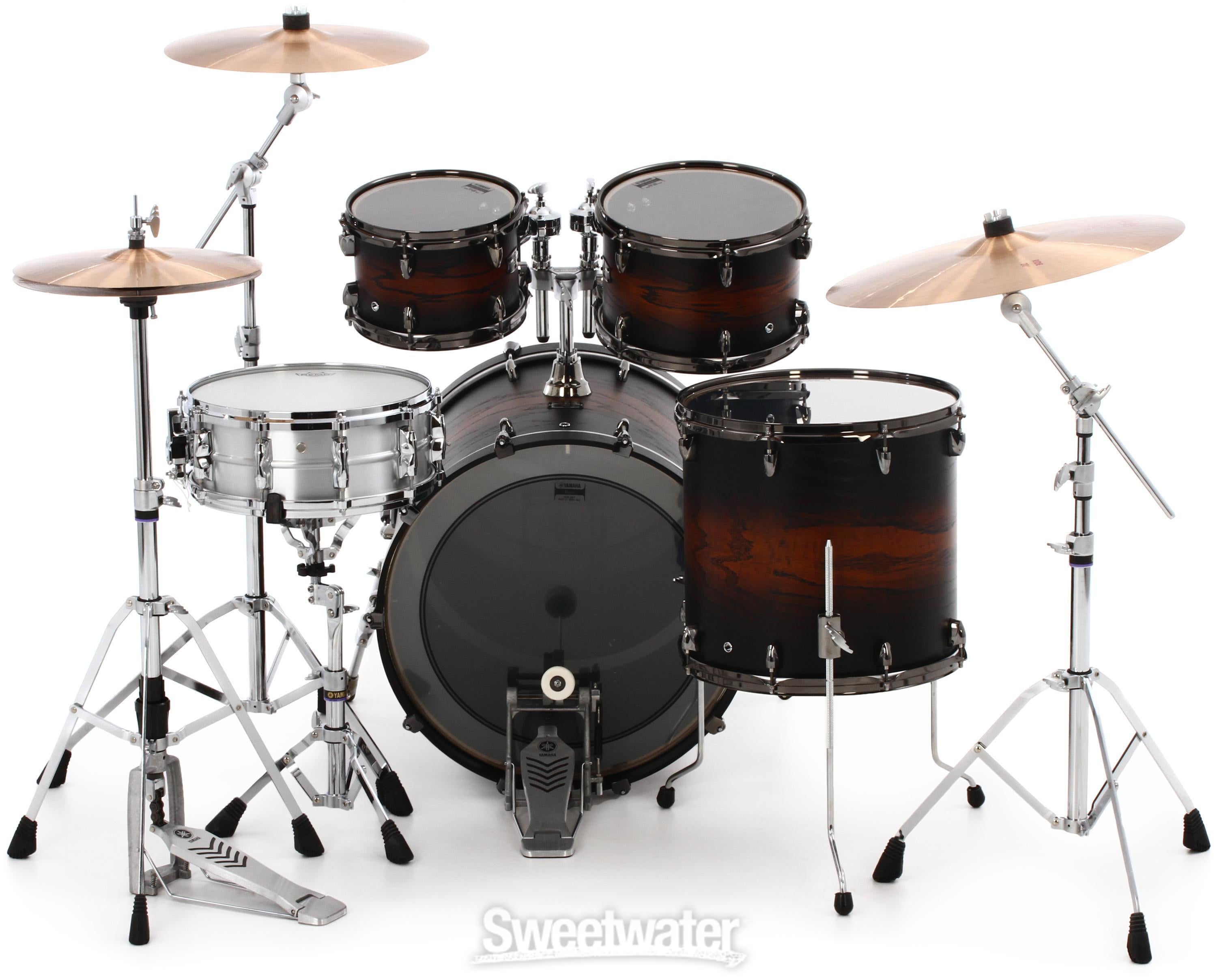 Yamaha Live Custom Hybrid Oak 4-piece Shell Pack - Earth Sunburst