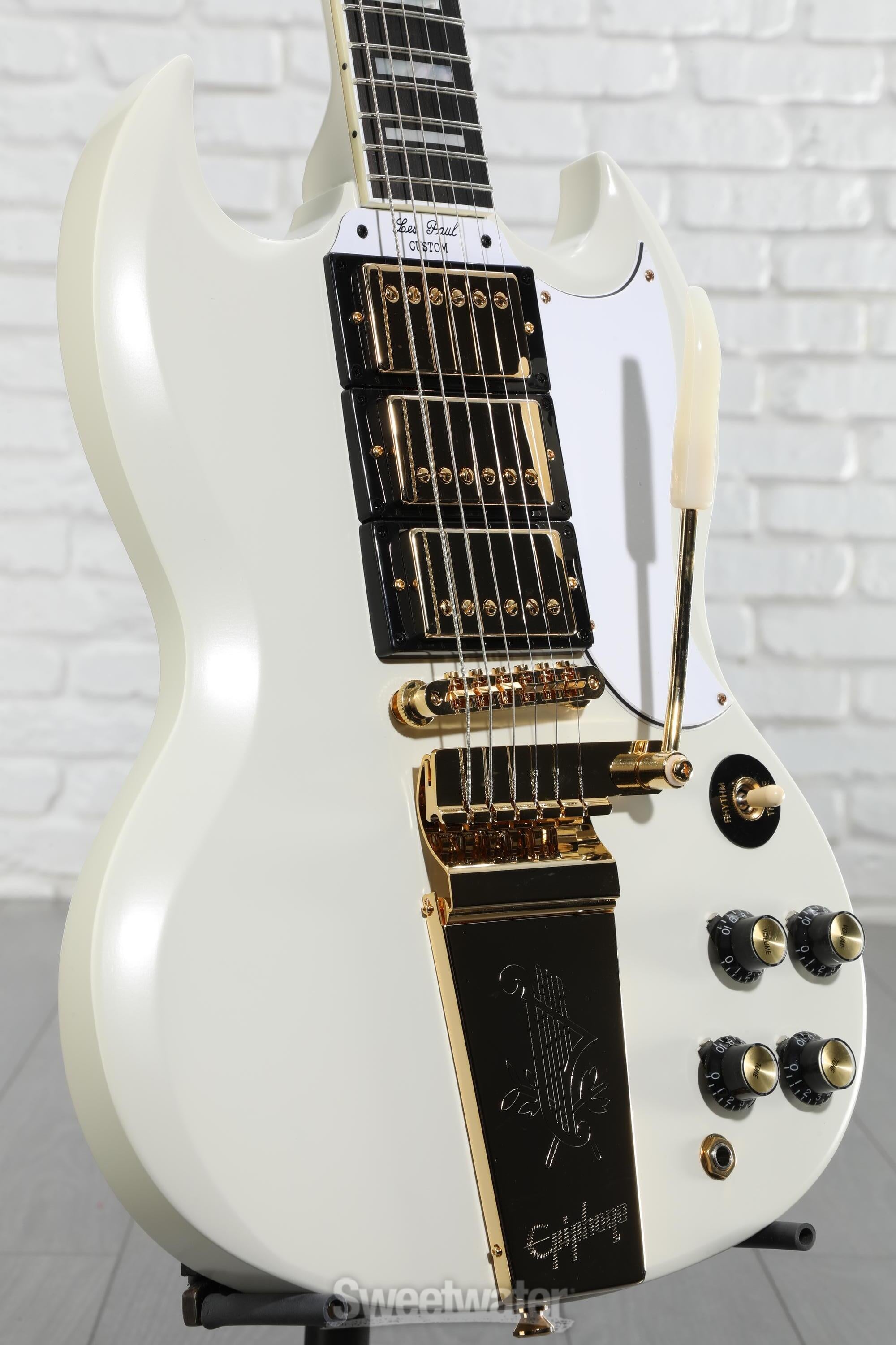 Epiphone 1963 SG Custom Electric Guitar - Classic White VOS