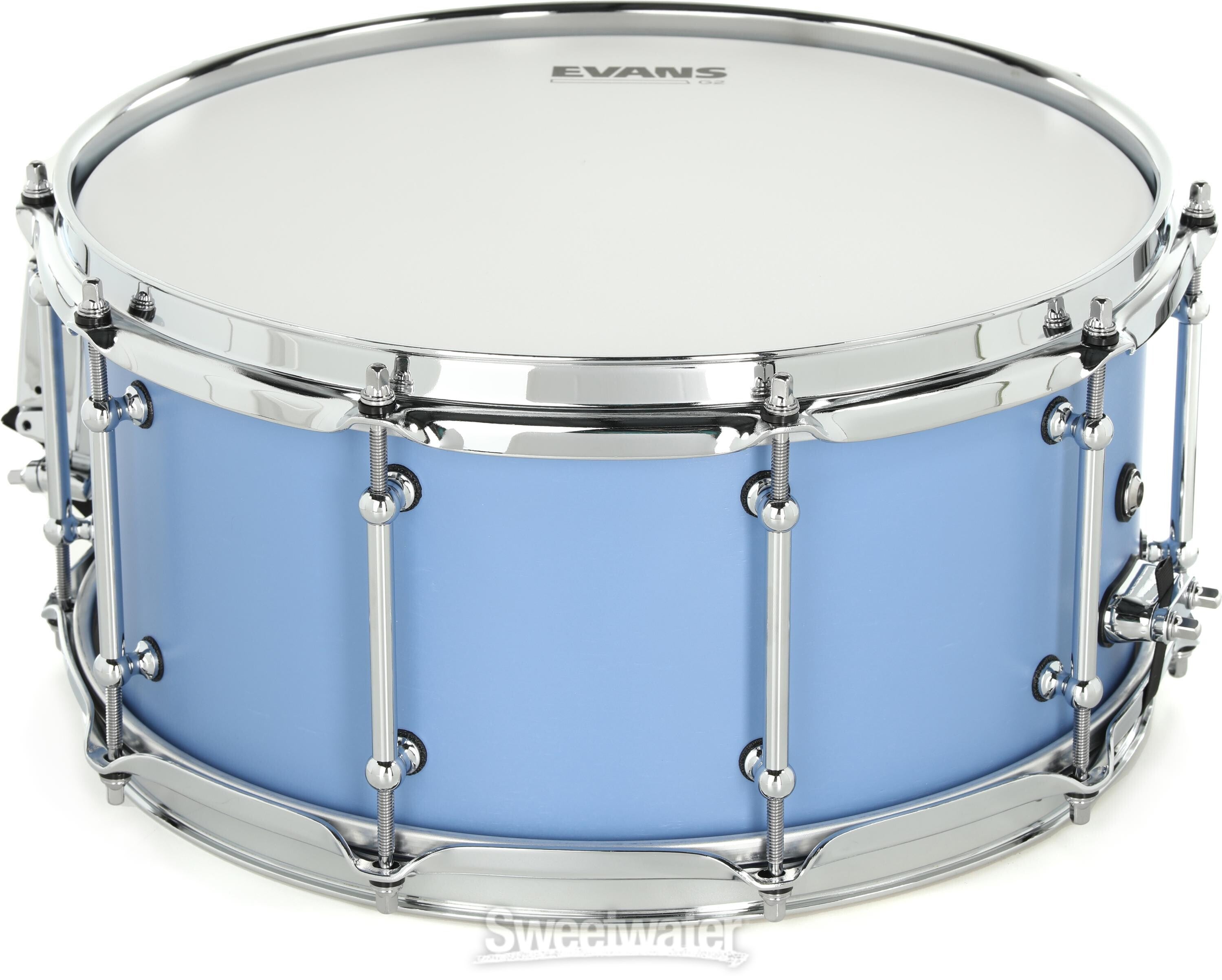SJC Custom Drums Tour Series Snare Drum - 6.5 x 14-inch - Lavender Ash -  Sweetwater Exclusive
