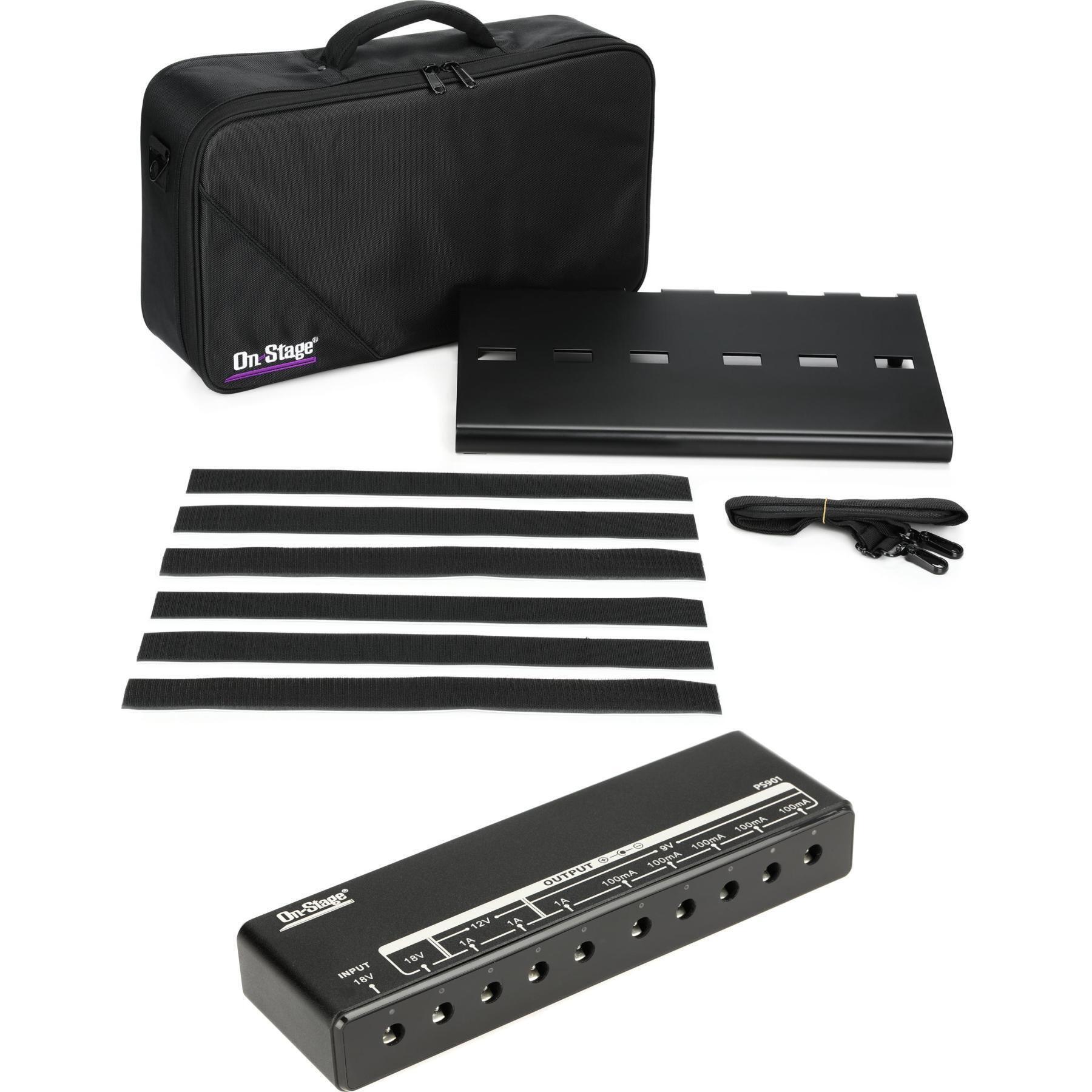 OnStage GPB3000 Pedalboard with Gig Bag and Power Bank Sweetwater