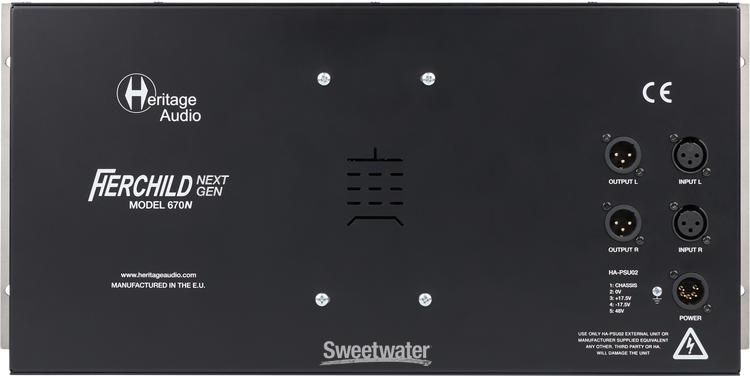 Heritage Audio Herchild Next Gen 670N Stereo Tube Compressor
