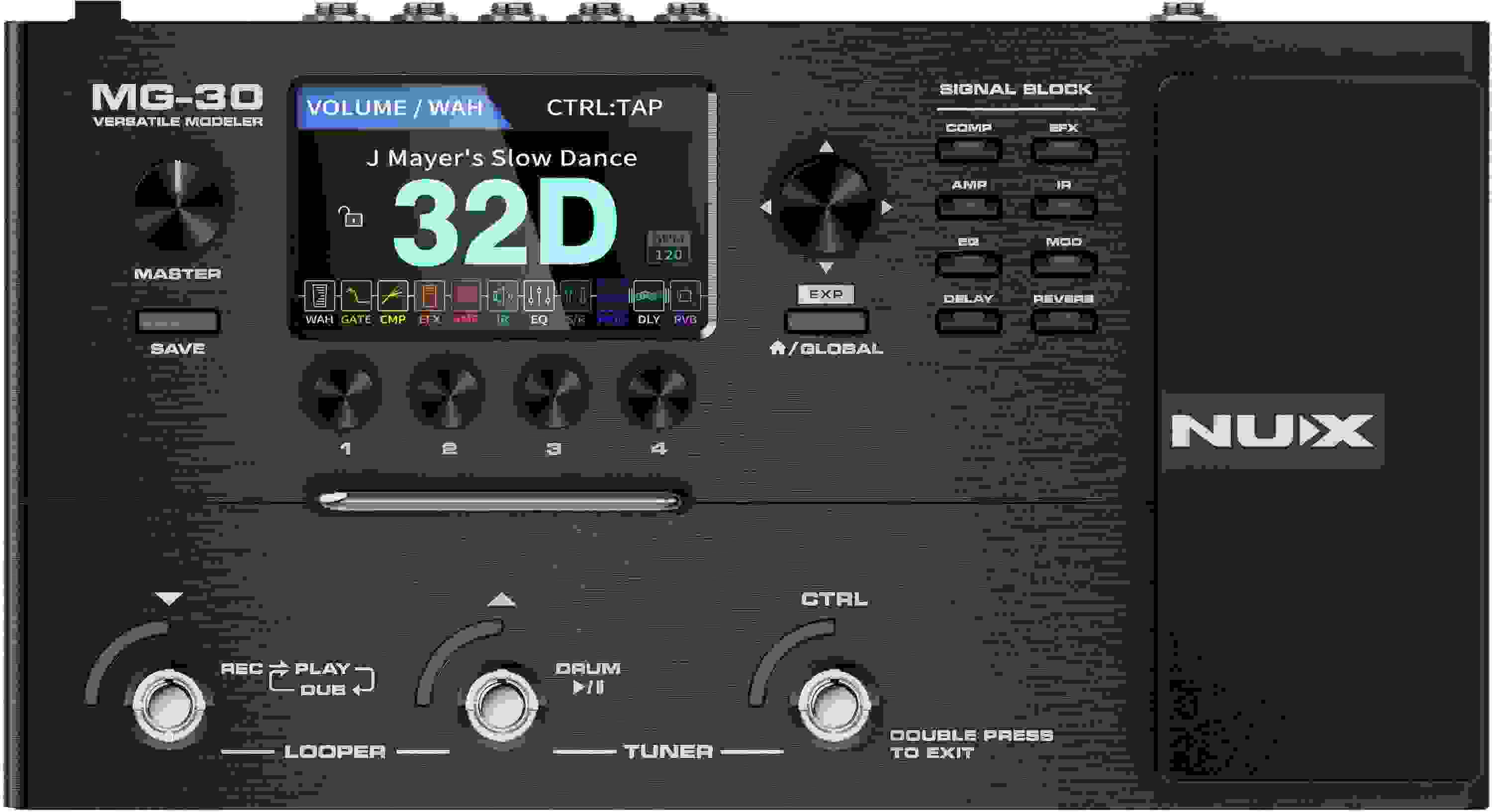 NUX MG-30 Amp Modeler and Guitar Effects Processor | Sweetwater