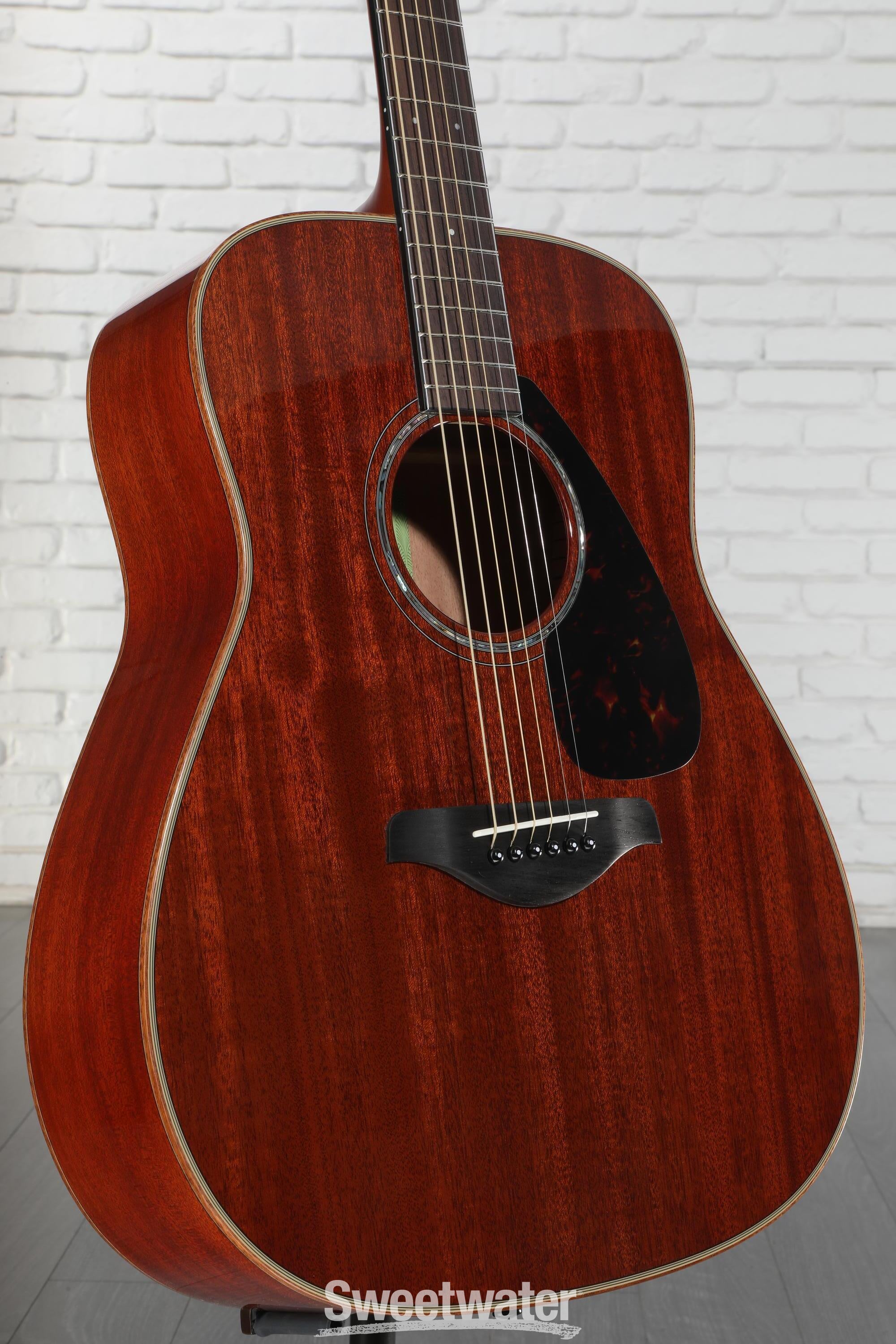 Yamaha FG850 Dreadnought Acoustic Guitar - Natural | Sweetwater Yamaha FG850 Dreadnought Acoustic Guitar - Natural | Sweetwater