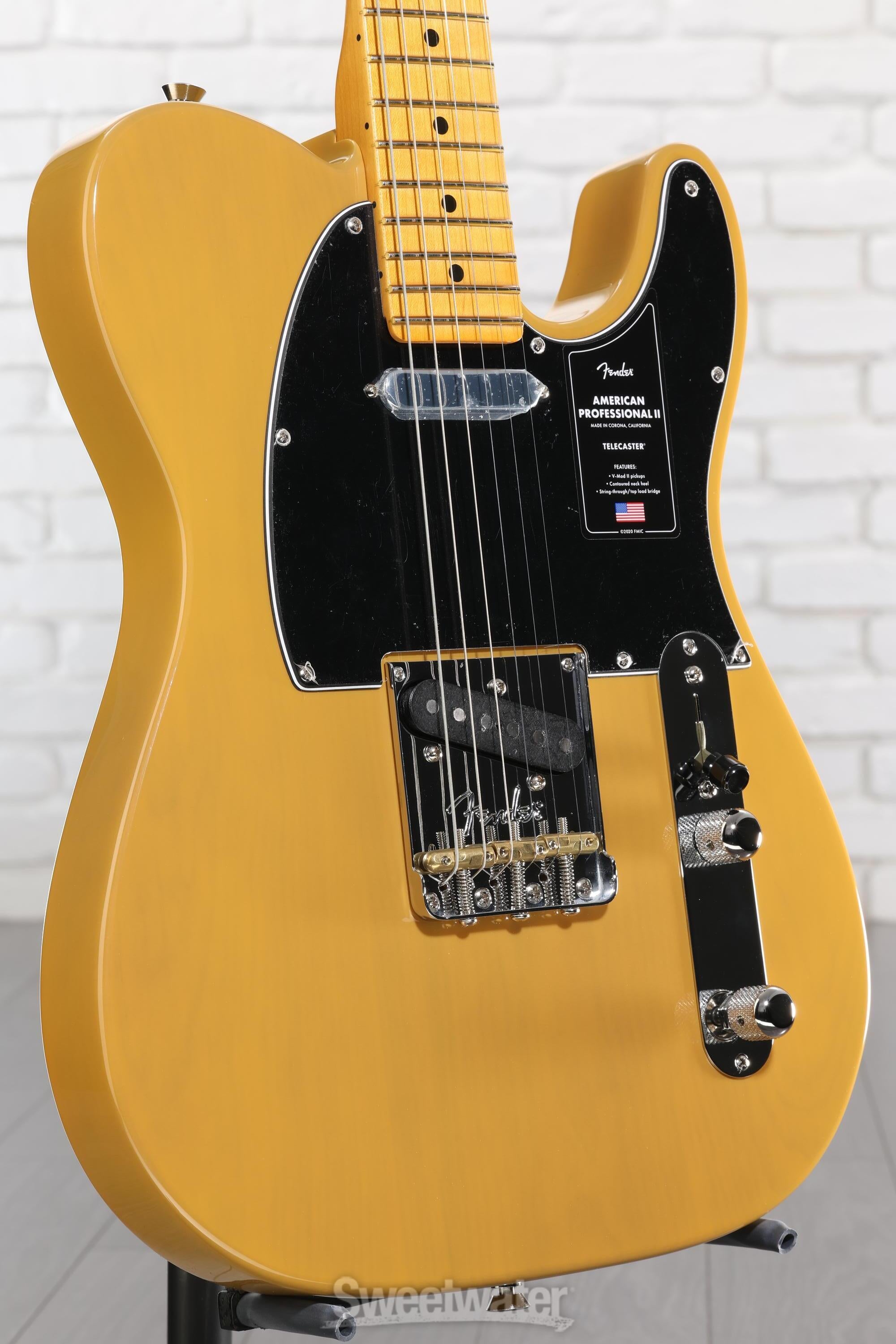 Photo of Fender American Professional II Telecaster - Butterscotch Blonde, Maple Fingerboard