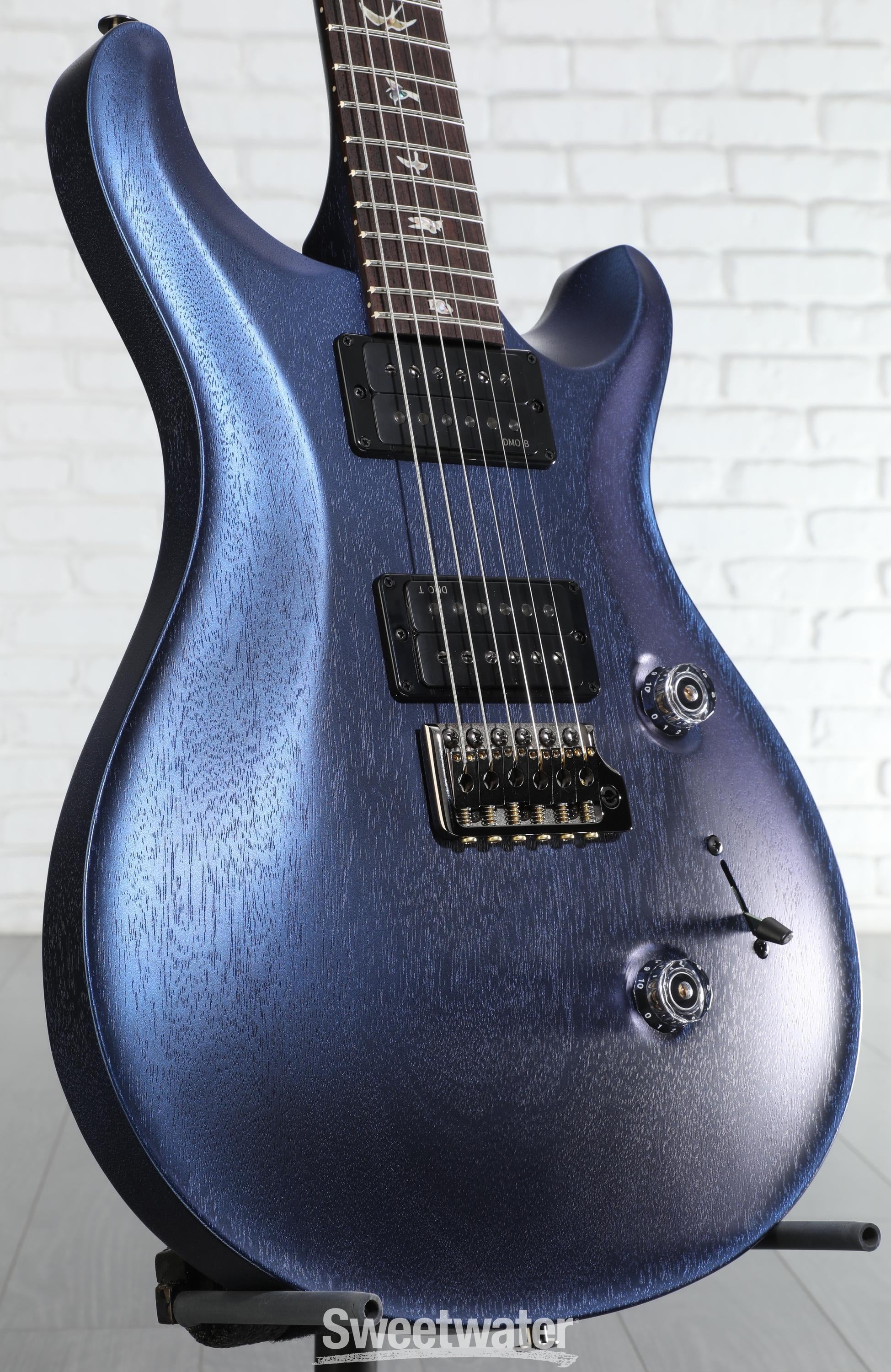 PRS Standard 24 Satin Electric Guitar - Satin Pearl Black | Sweetwater