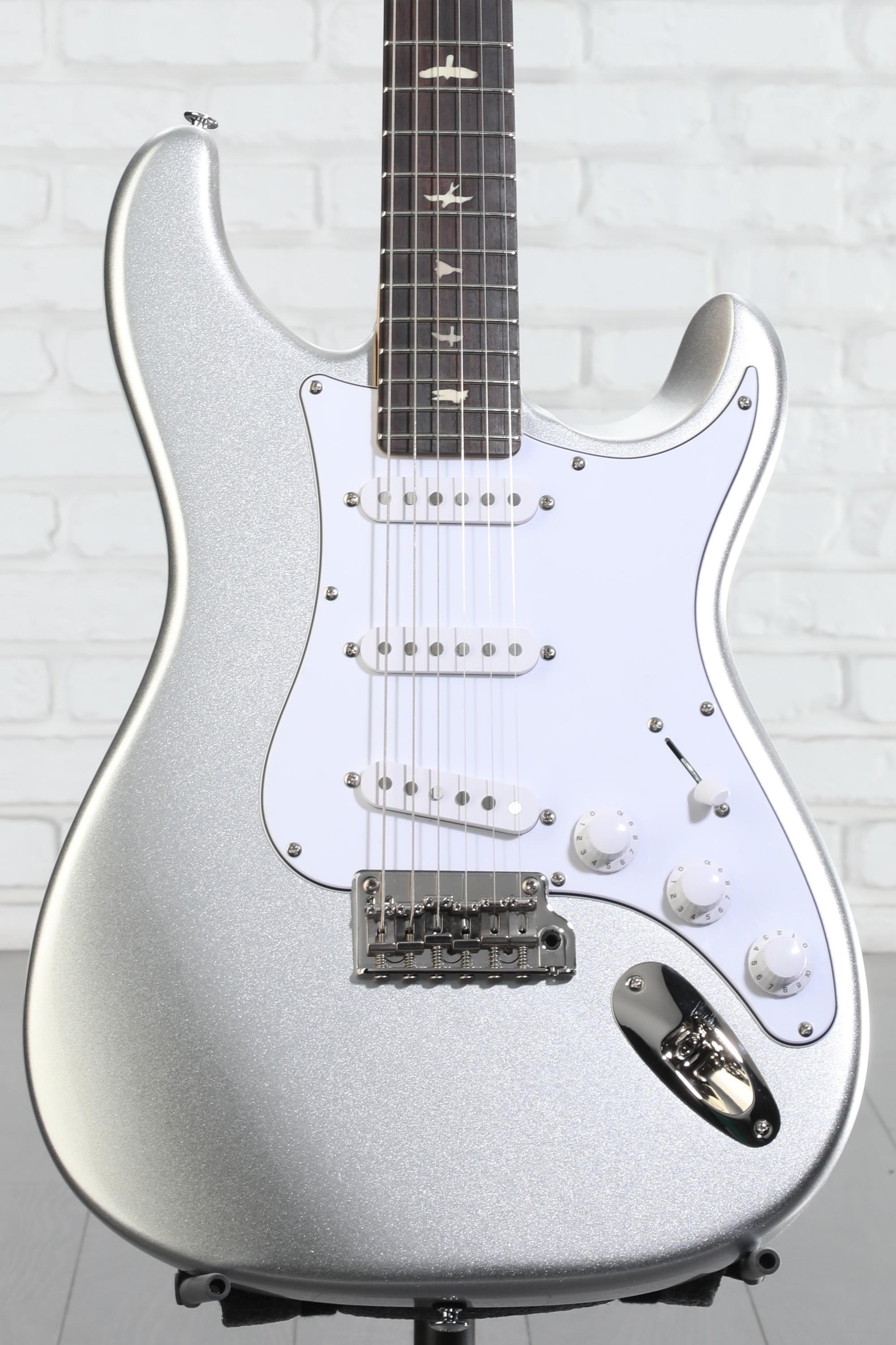 PRS SE Silver Sky Electric Guitar - Platinum Spark, Sweetwater