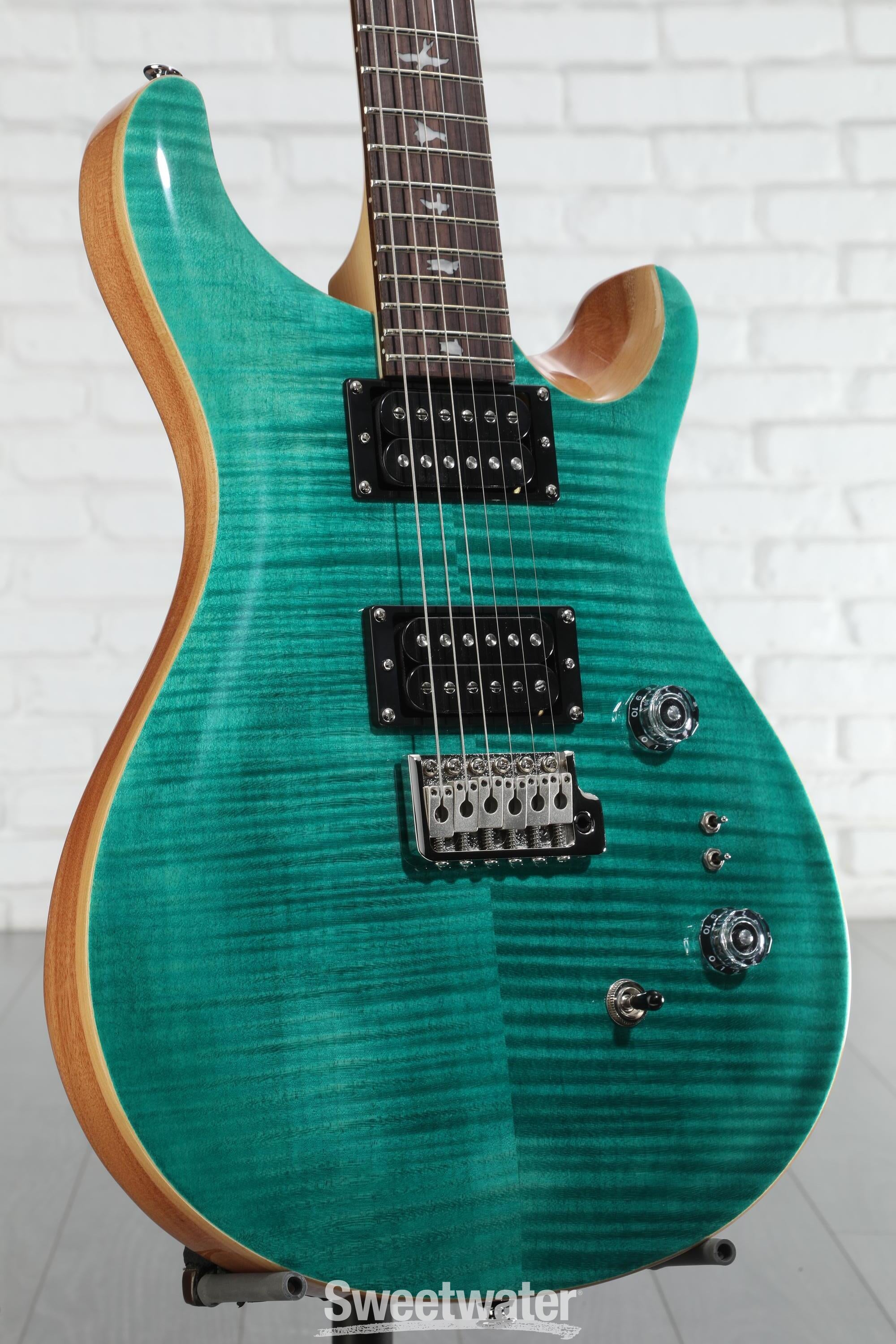 PRS SE custom 24-08 turquoise 純正ケース付き PRS SE Custom 24-08 Electric Guitar Turquoise | Guitar Center