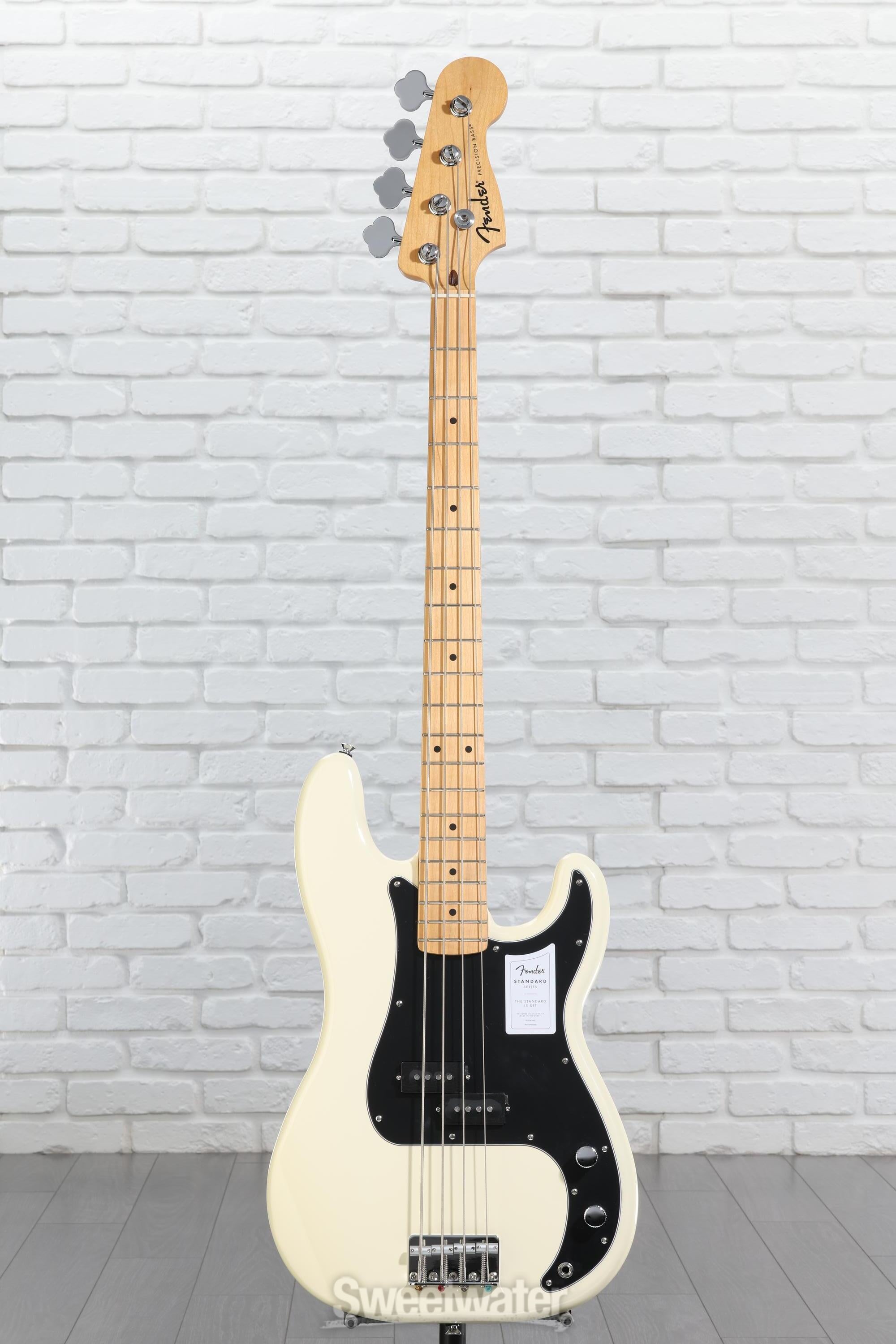 Fender Standard Precision Bass - Olympic White | Sweetwater