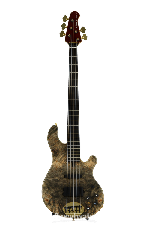 Lakland 55-94 Deluxe, Exotic Top - Buckeye Burl with Ebony