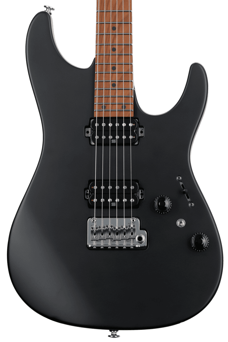 Ibanez Prestige AZ2402 Electric Guitar - Black Flat | Sweetwater