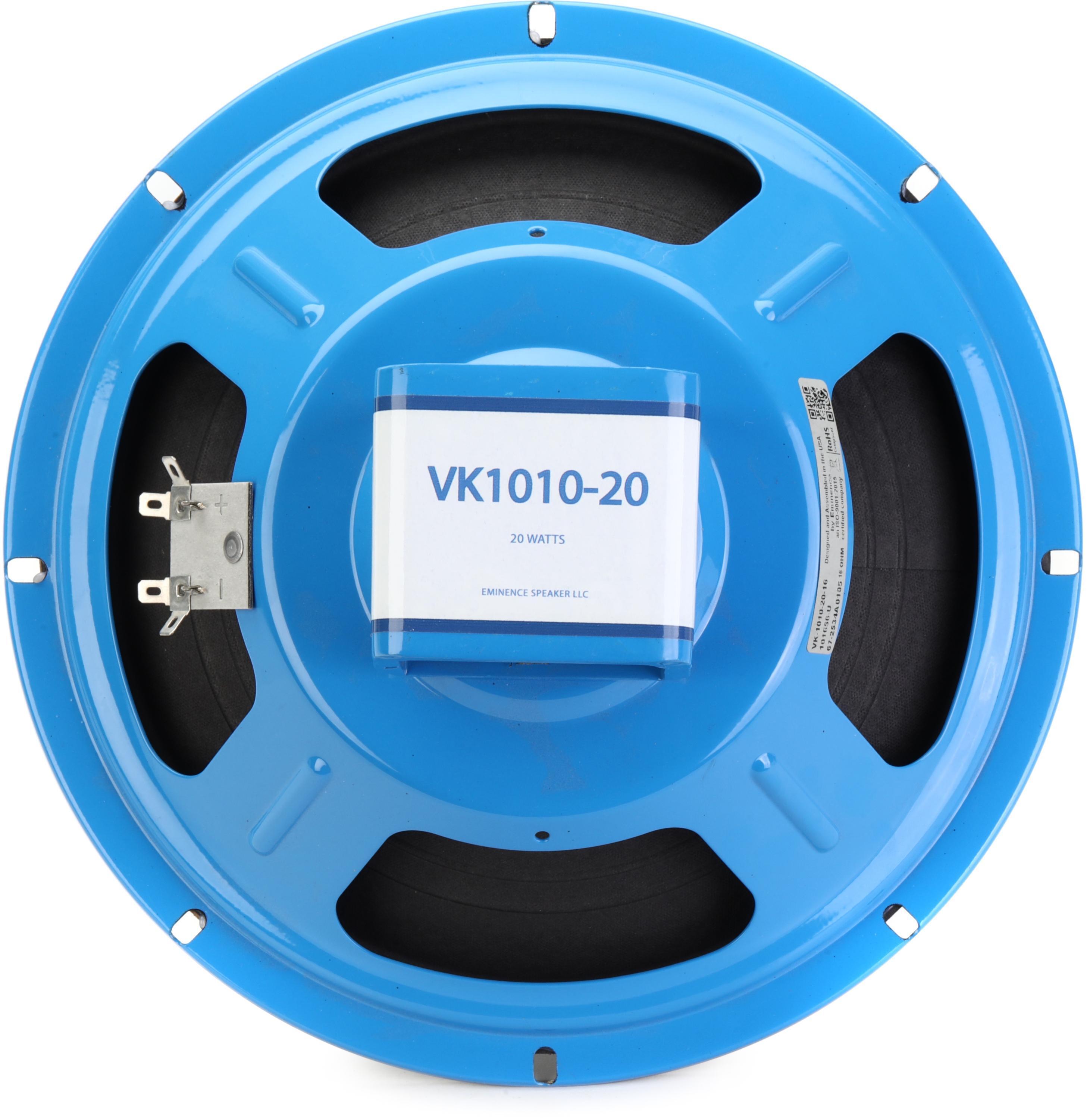 Eminence Legend Series VK1010-20 20-watt 8-ohm Guitar Amp Speaker