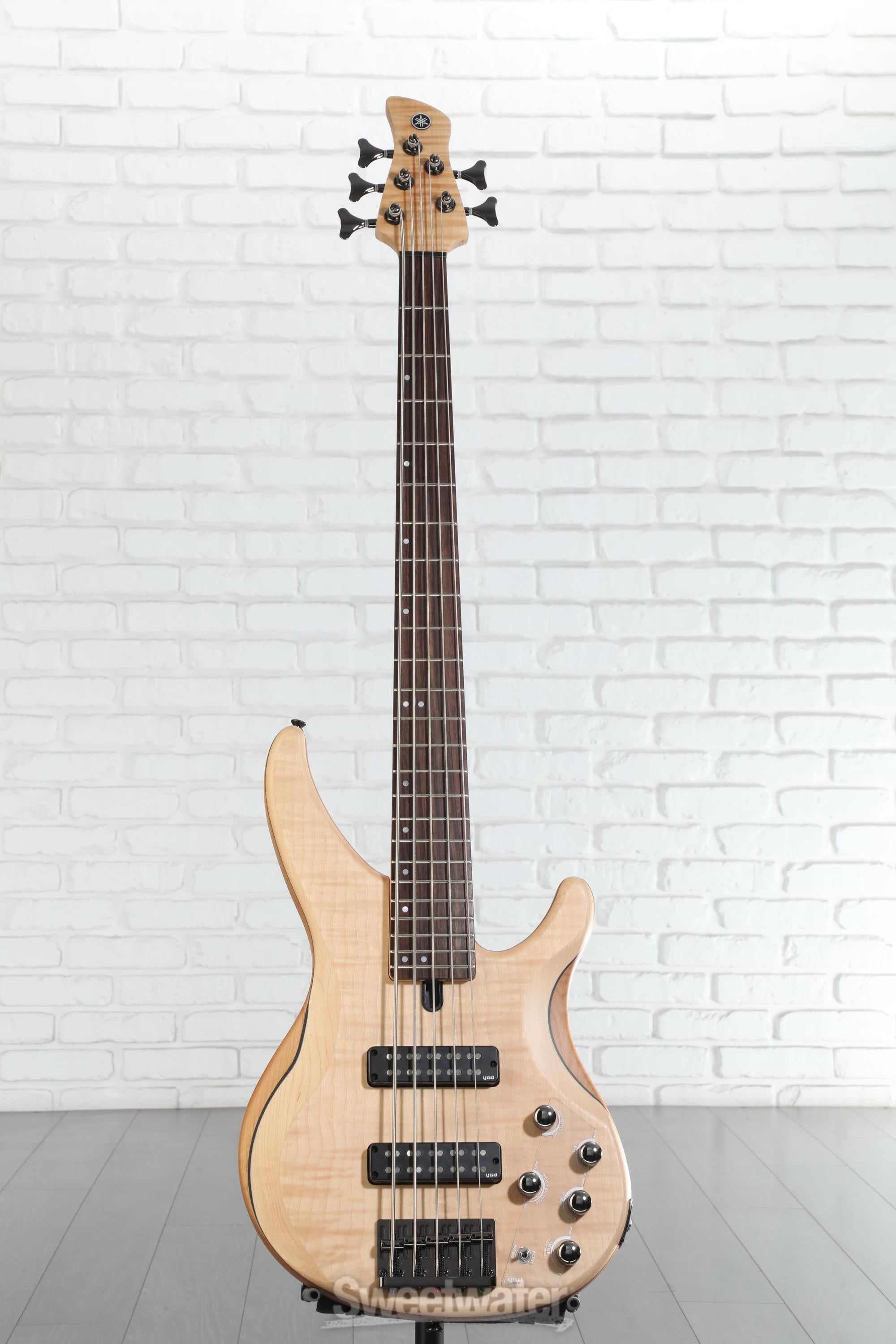 Yamaha TRBX605FM 5-string Bass Guitar - Natural Satin | Sweetwater