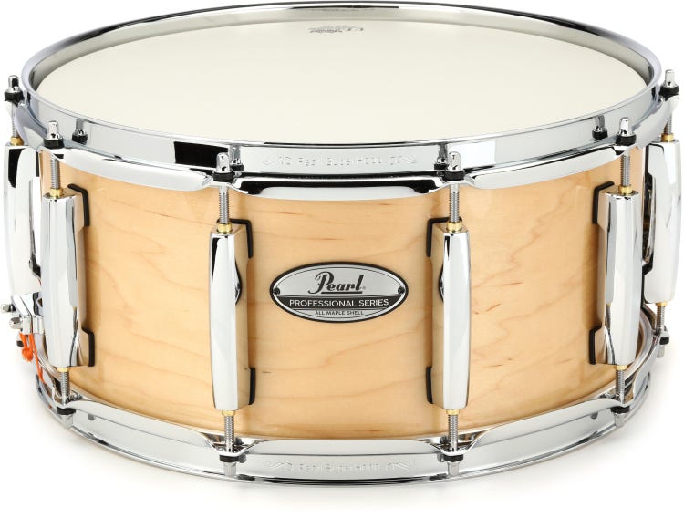 Pearl Professional Series Snare Drum - 6.5 x 14-inch - Natural