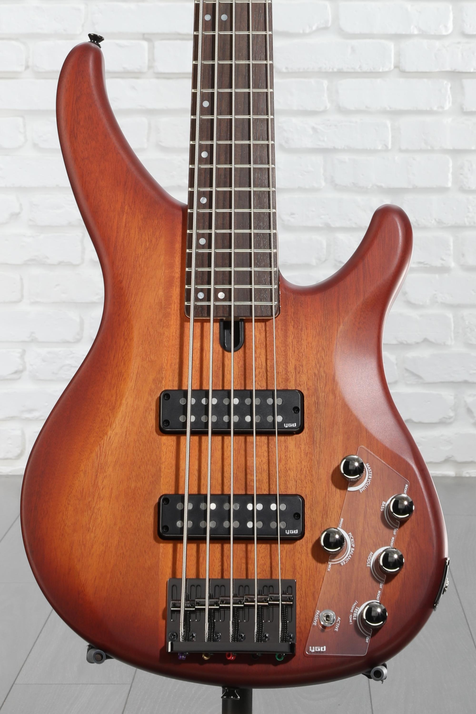 Yamaha TRBX505 5-string Bass Guitar - Brick Burst | Sweetwater