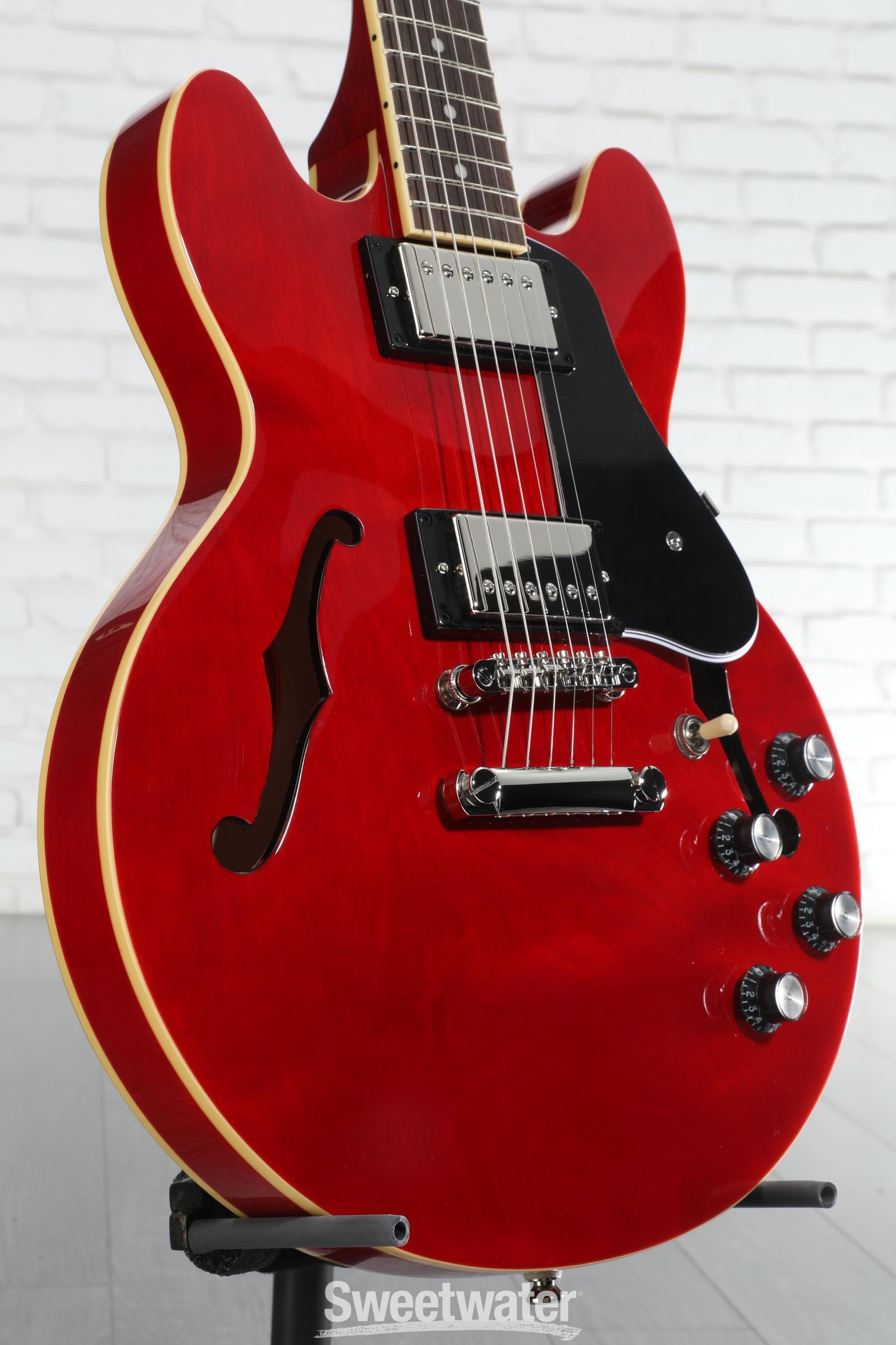 エピフォンES-339yukiteru Epiphone ES-339 Semi-hollowbody - Cherry | Sweetwater